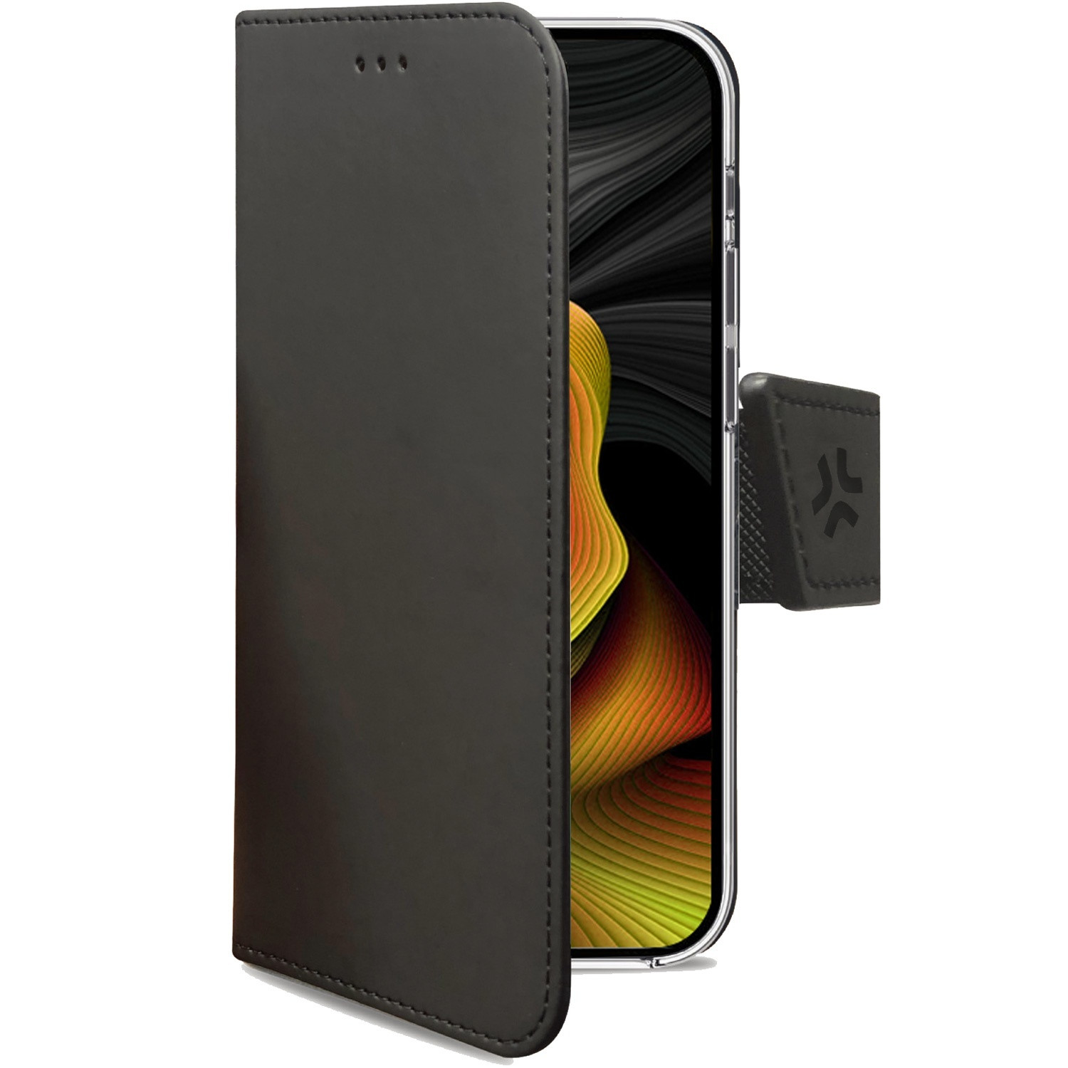 Wally Wallet Case iPhone 15 Pro Max Black