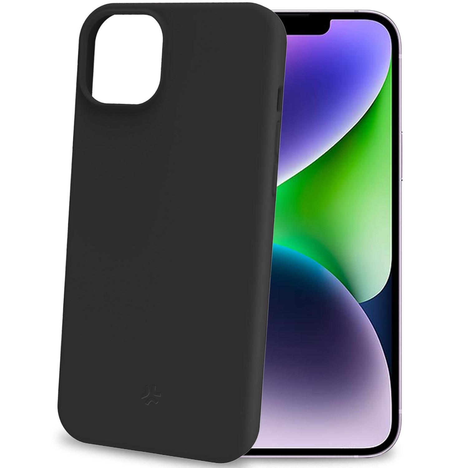 Cromo Soft rubber case iPhone 15 Plus Black
