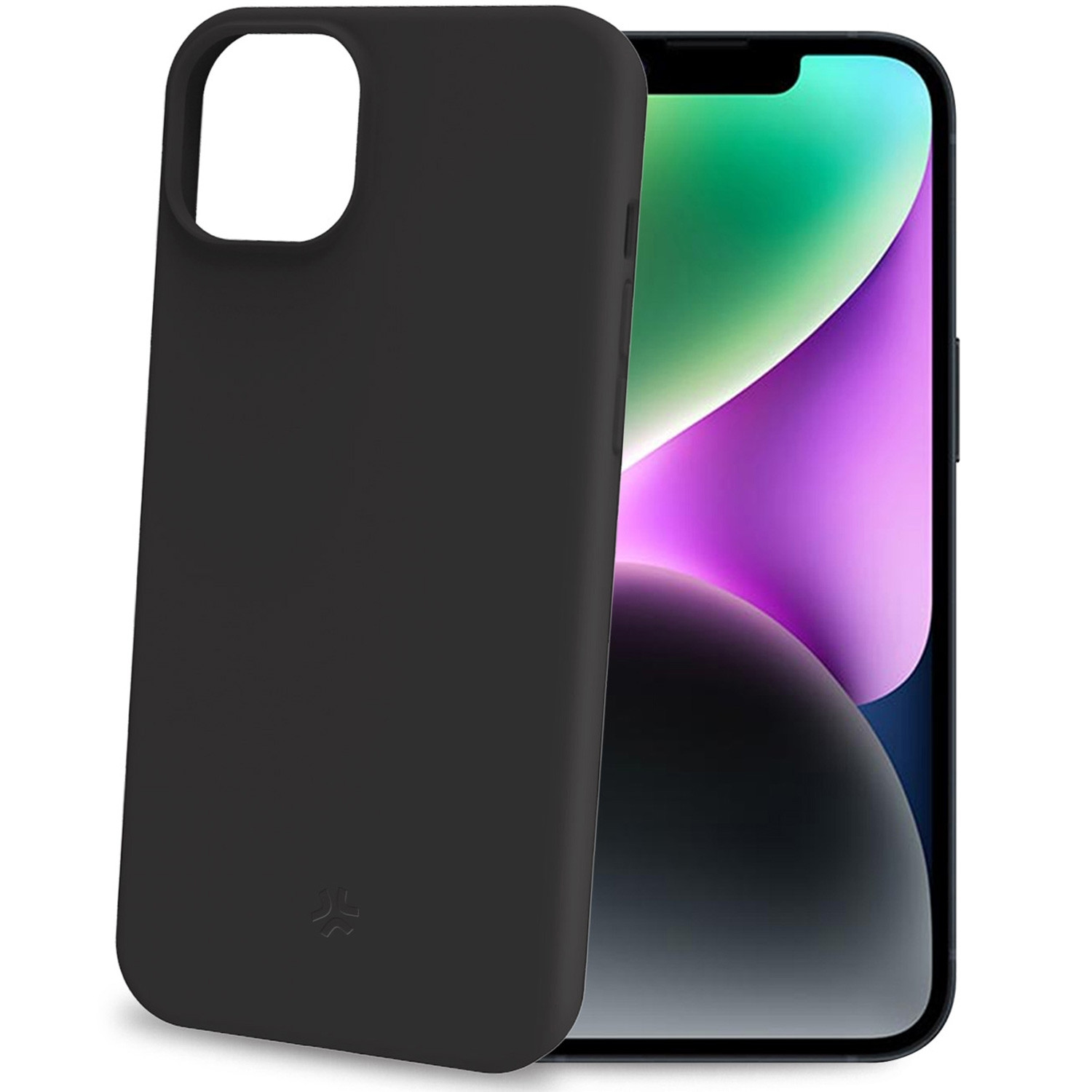 Cromo Soft rubber case iPhone 15 Black