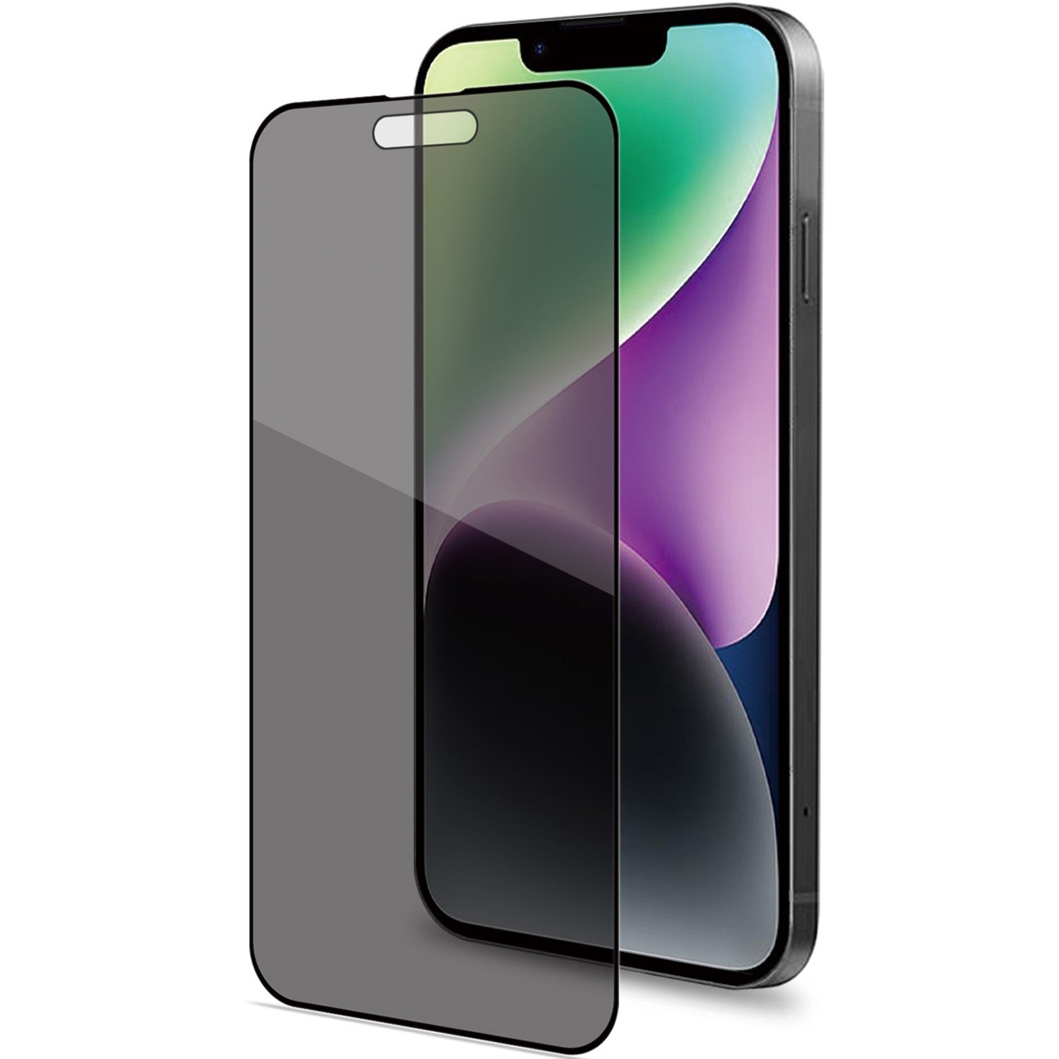 Privacy Screenprotector Gehard glas iPhone 15