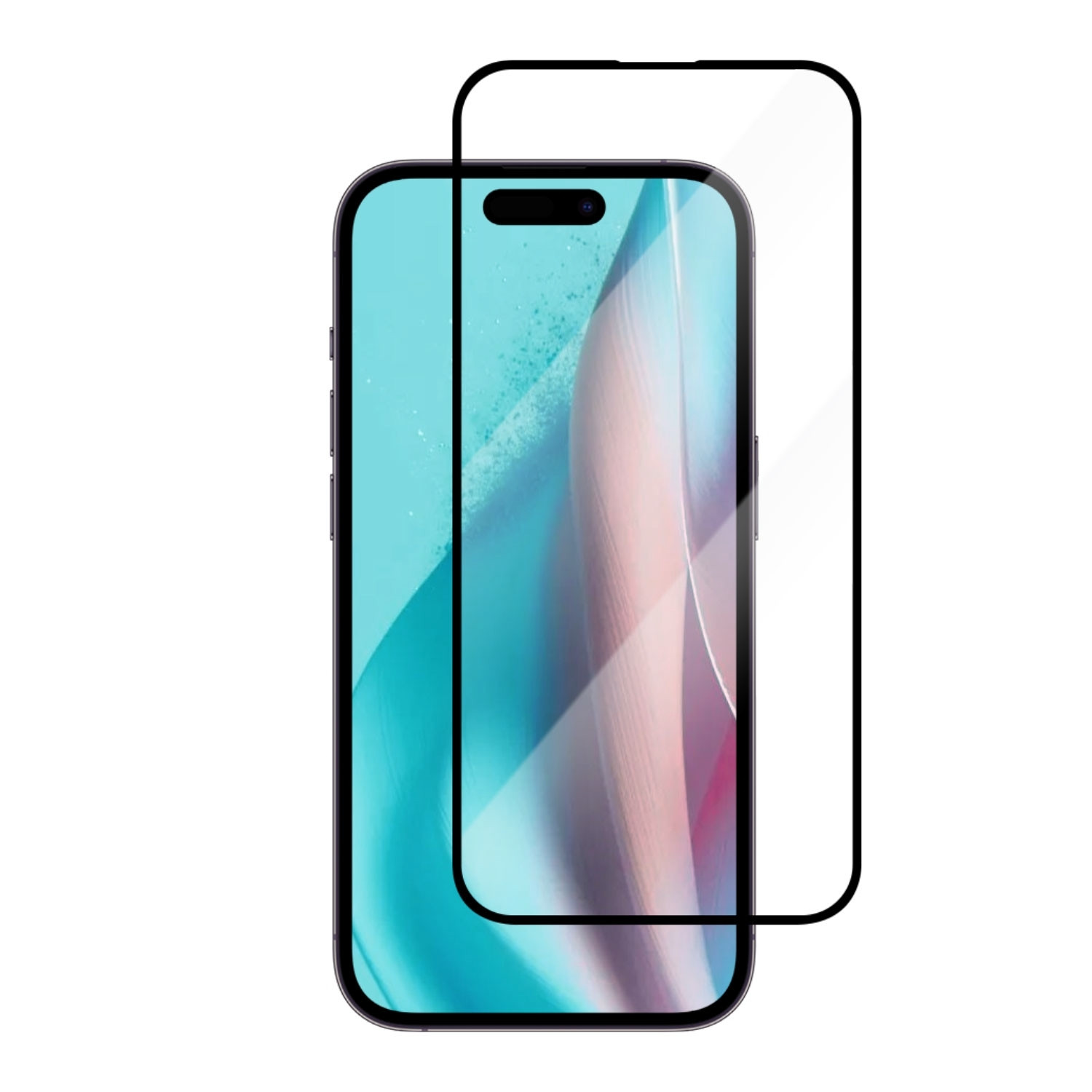 Screenprotector iPhone 15 Plus Zwart