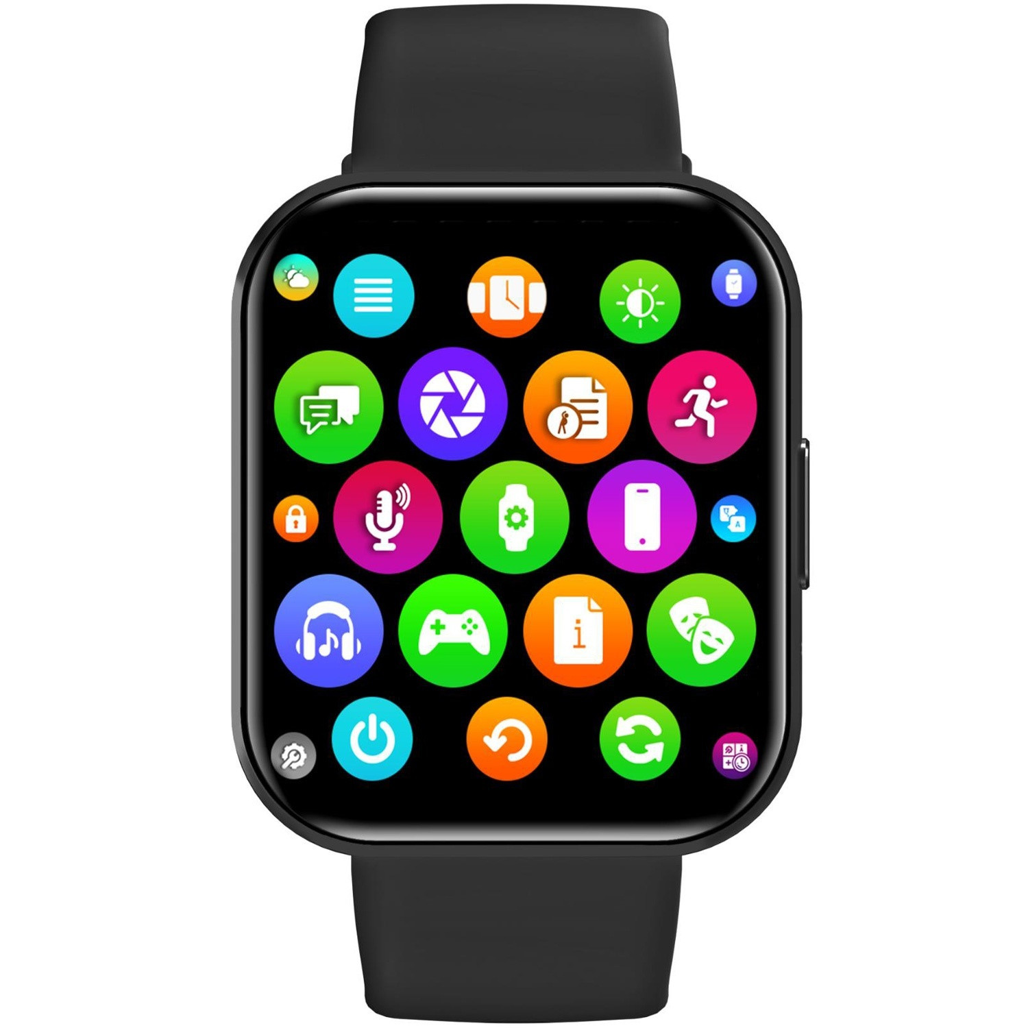 Trainerwatch2 Smartwatch com mostrador retangular Preto