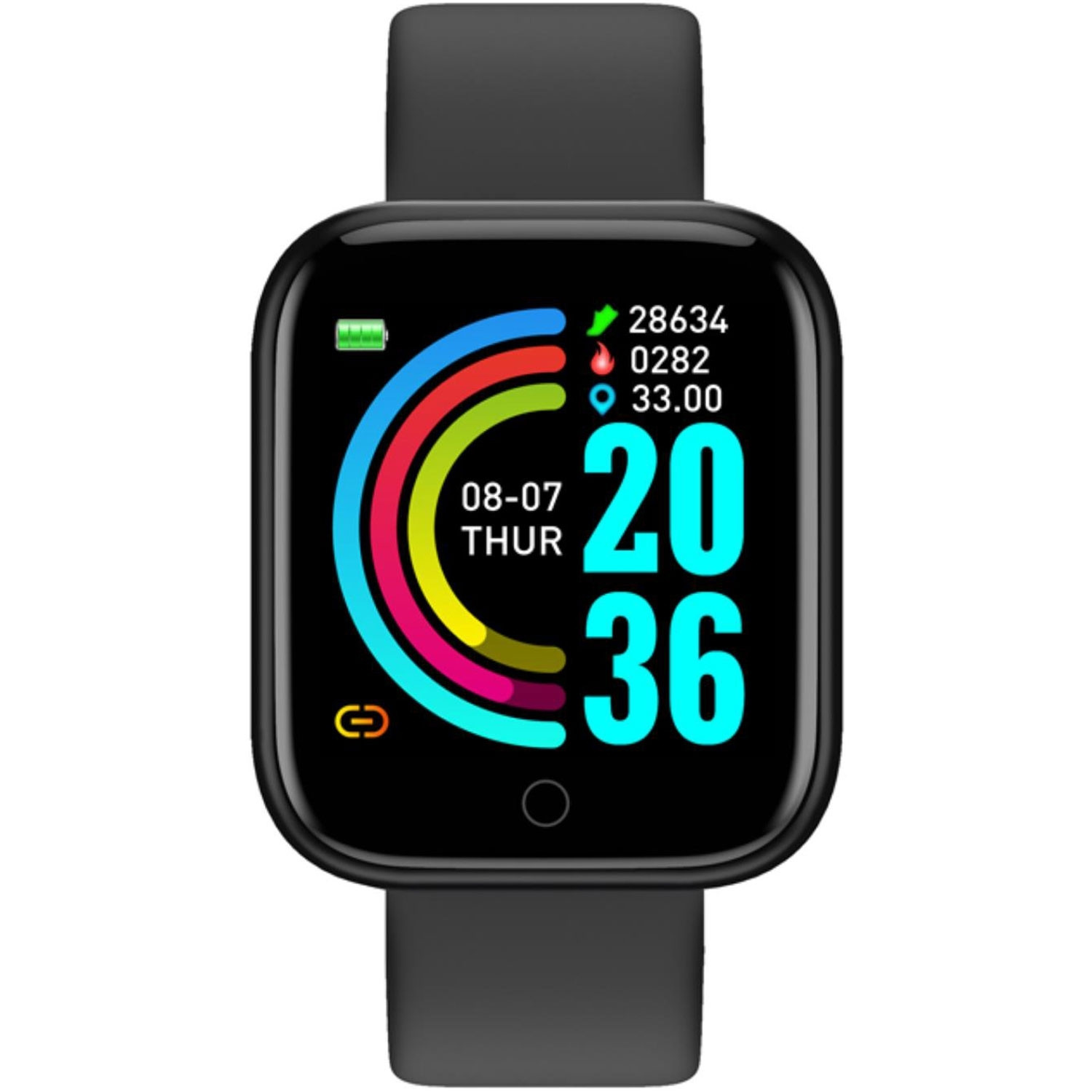 Trainerbeat Smartwatch Schwarz