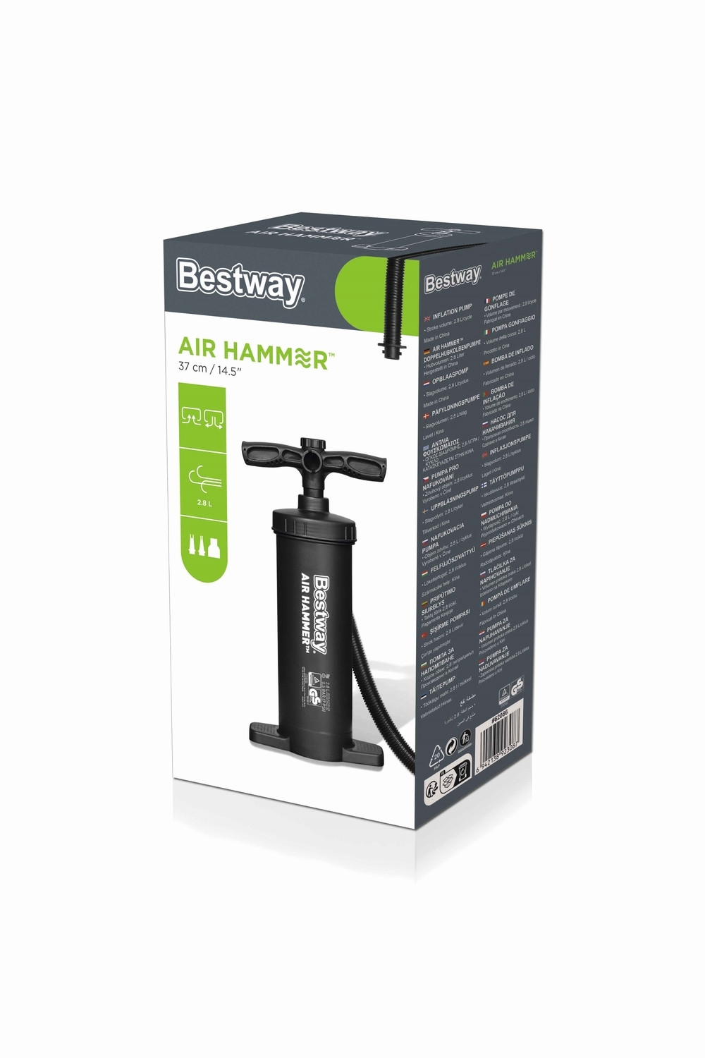 Handpomp Luchthamer 2800 ml
