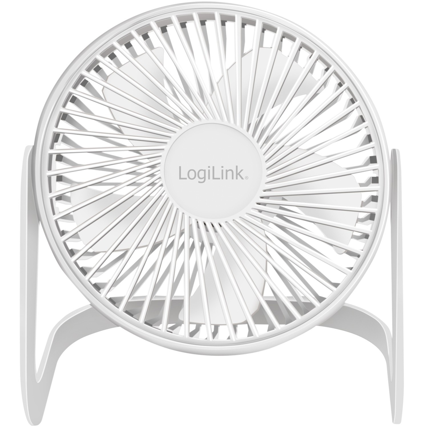 USB-ventilator Ø15,24 cm Wit
