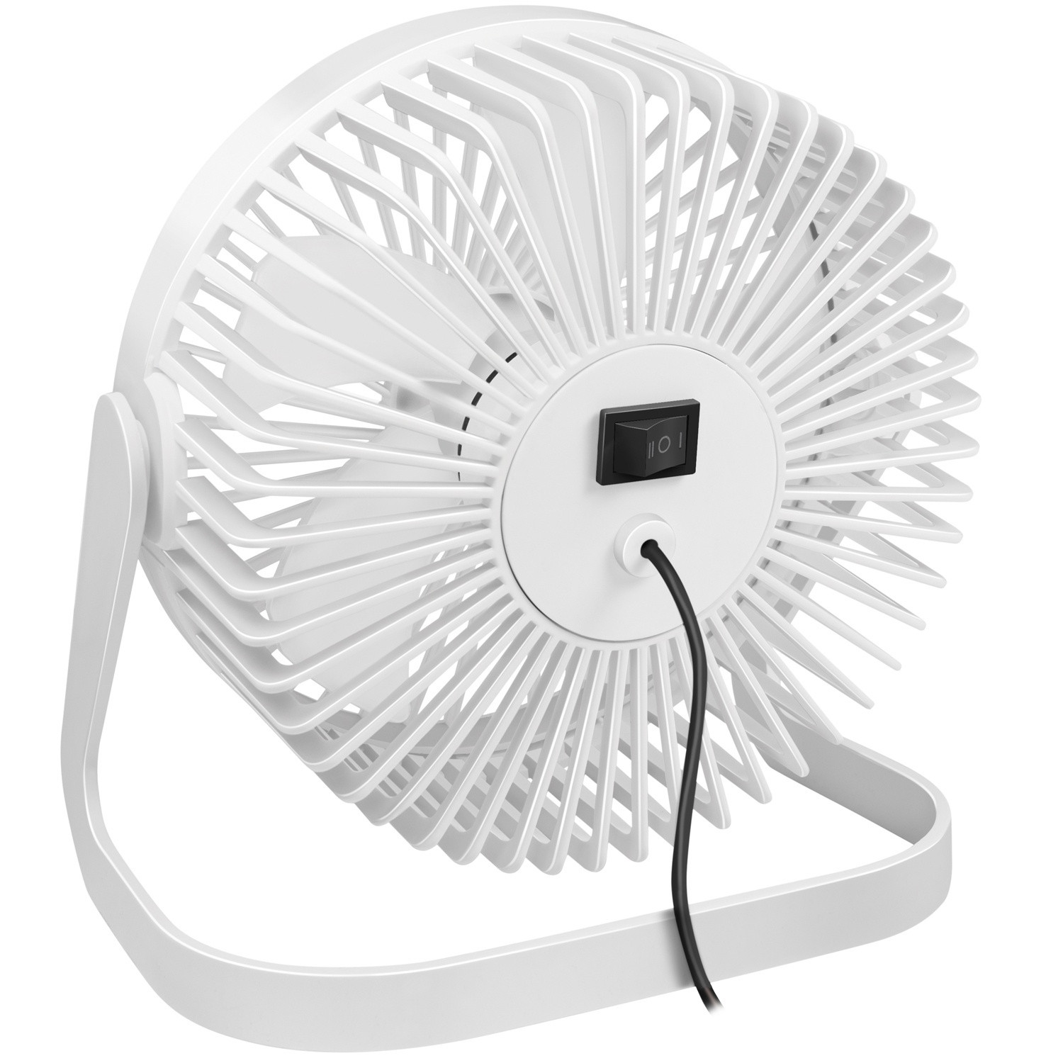 USB-ventilator Ø15,24 cm Wit