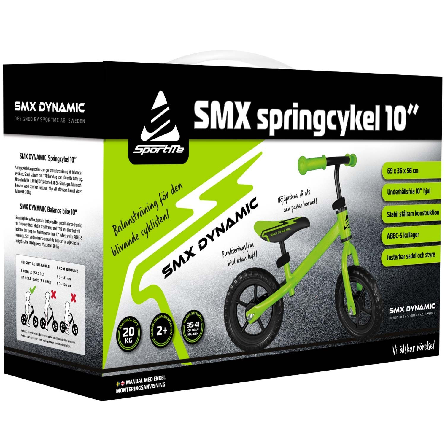 Bicicleta de equilíbrio SMX 10 polegadas