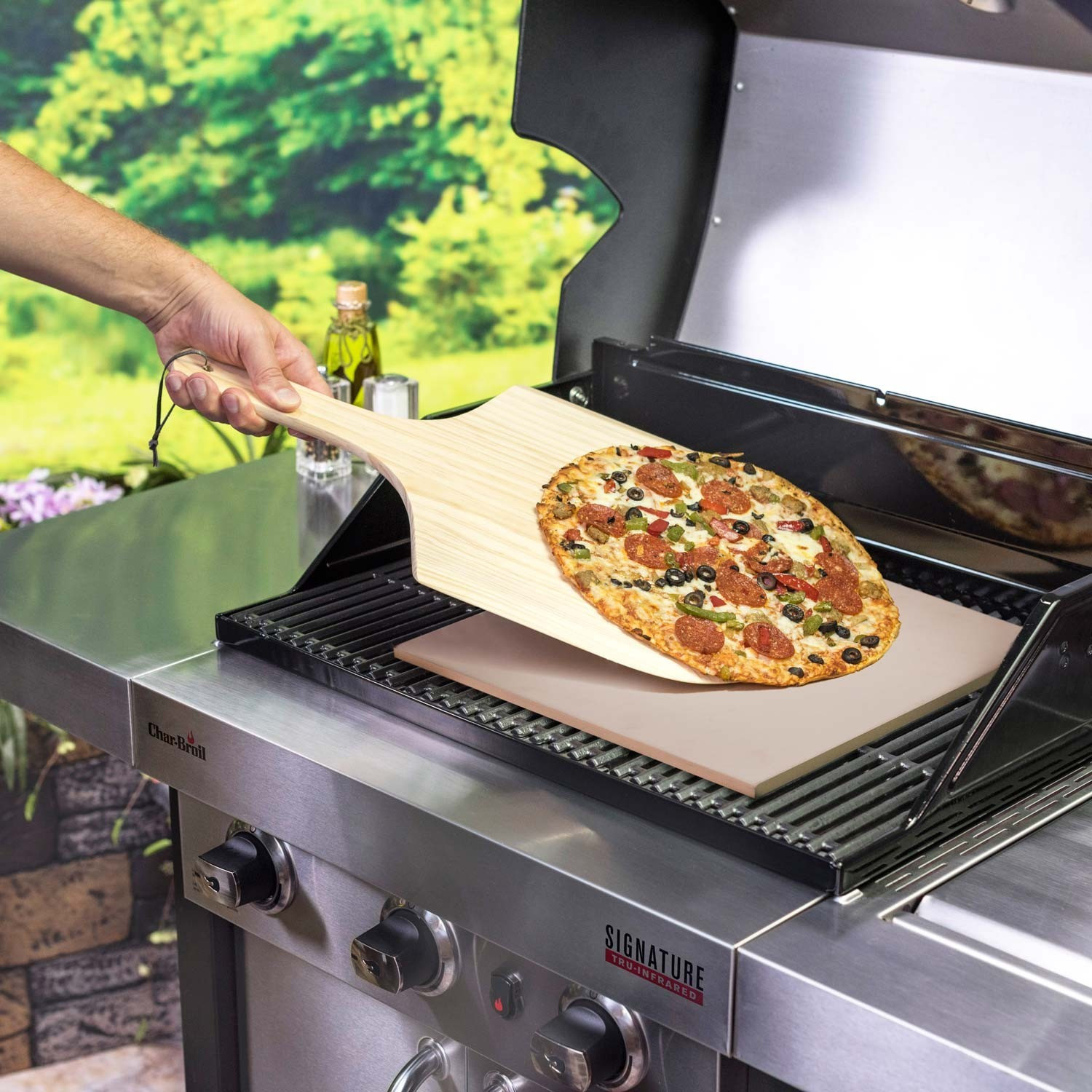 Conjunto de pizza retangular