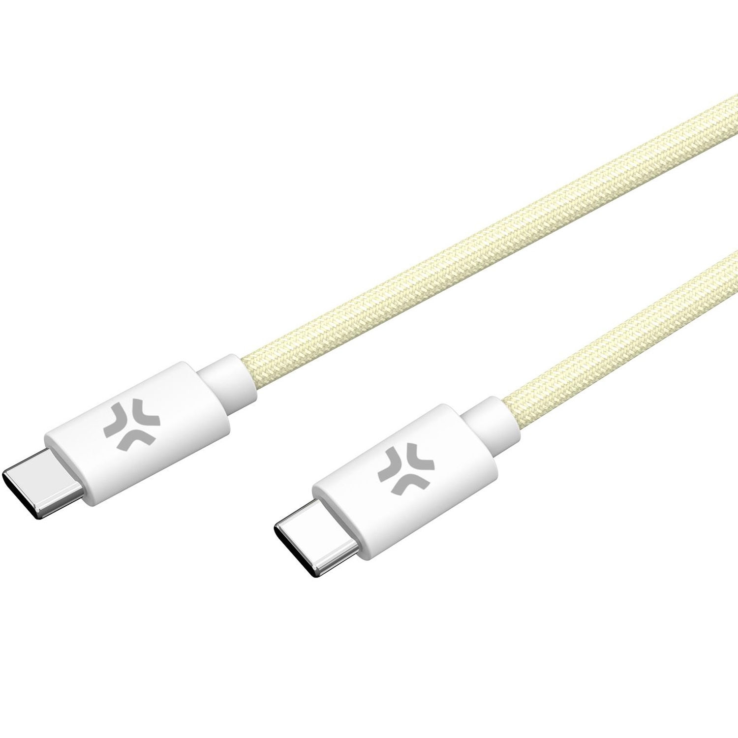 Cable USB-C - USB-C 60W 1,5 m Amarillo