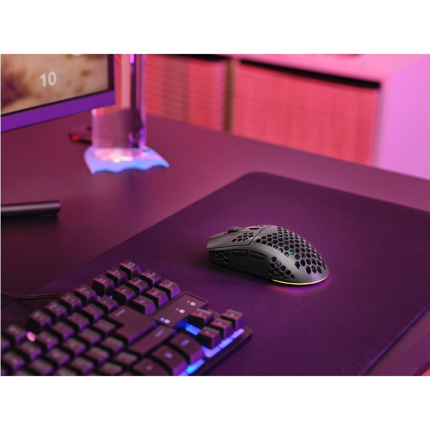 Mouse da gioco leggero wireless GXT 929 Helox nero