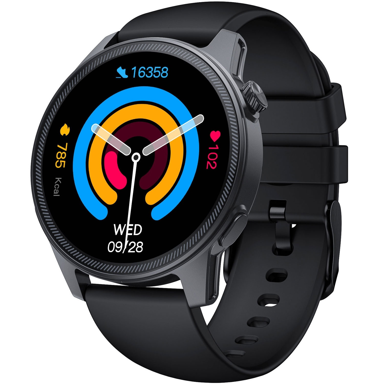 Montre connectée Bluetooth SWC-392, noire