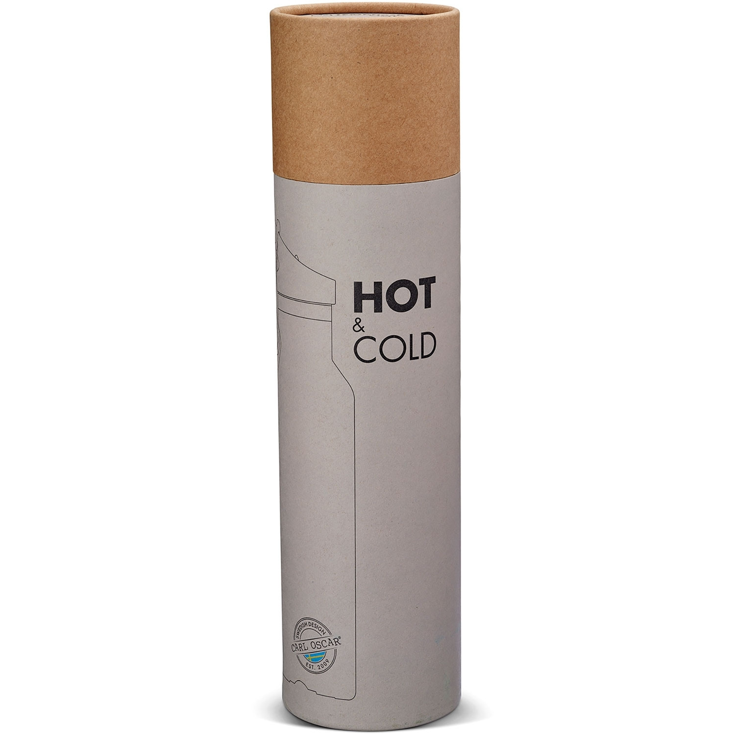 TEMP-Flasche 0,7 l – Greige