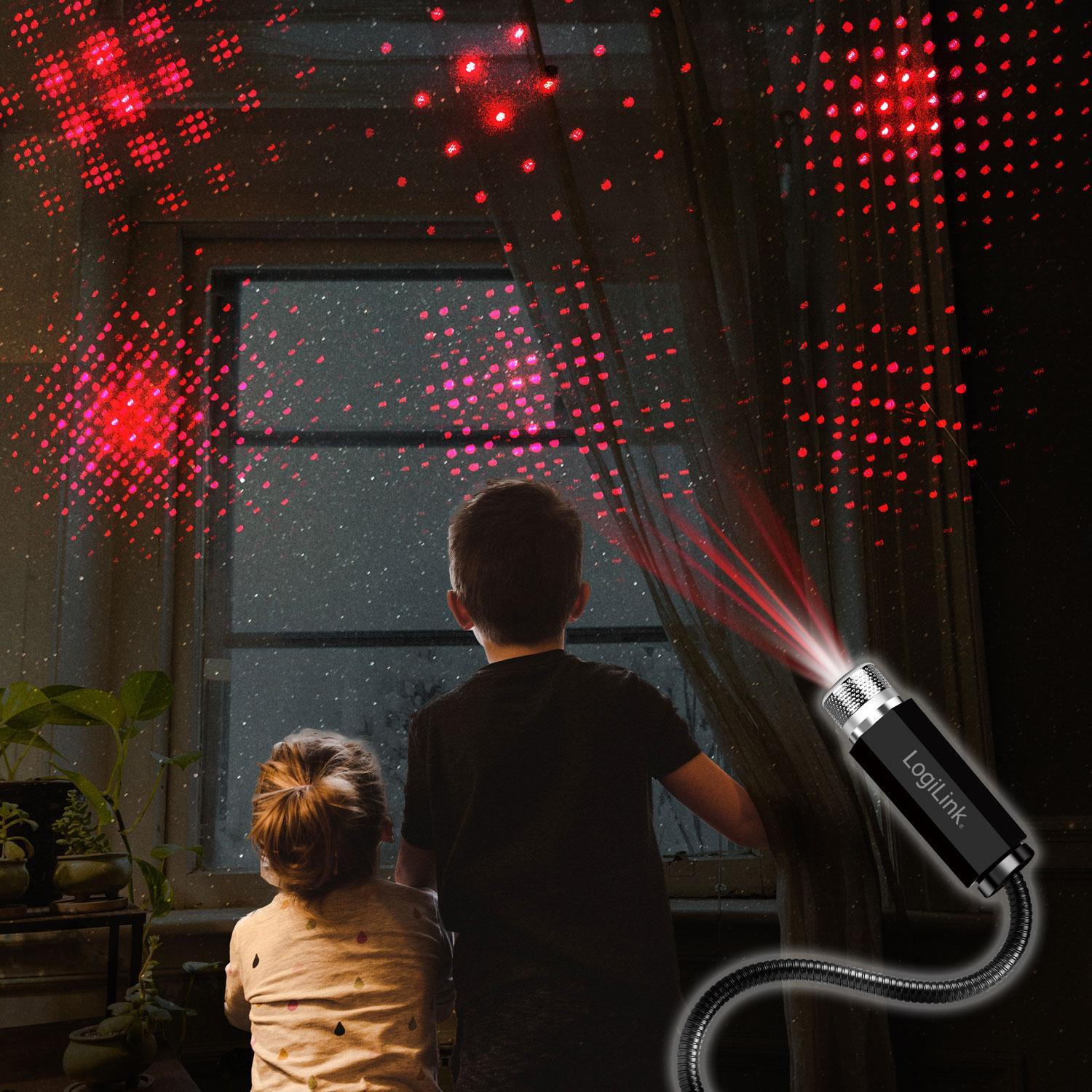 LED Starlight 6 patrones de luz USB-A