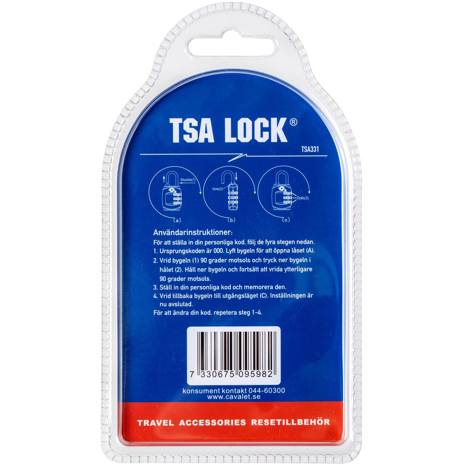 Serrure TSA