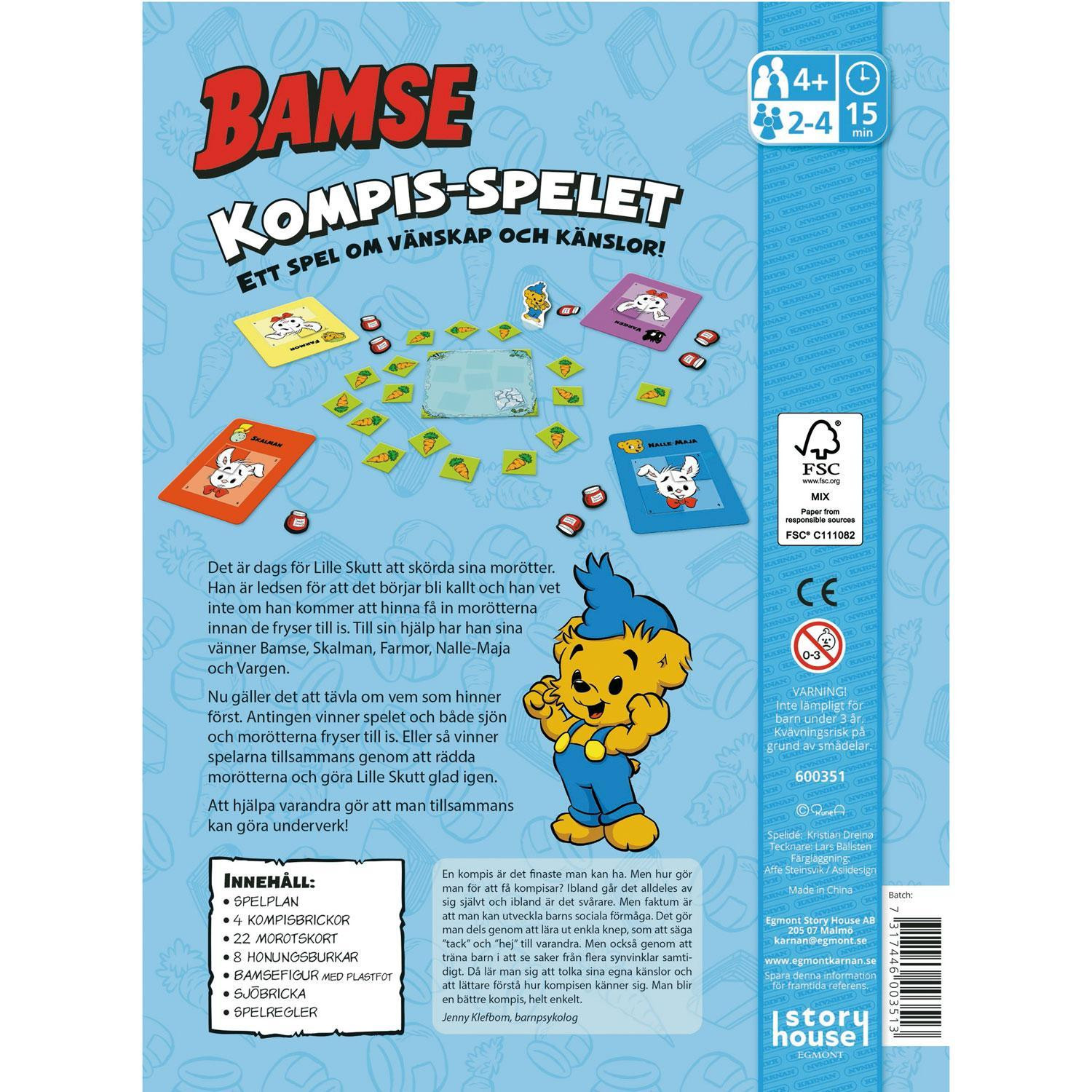 Juego Bamse Kompis