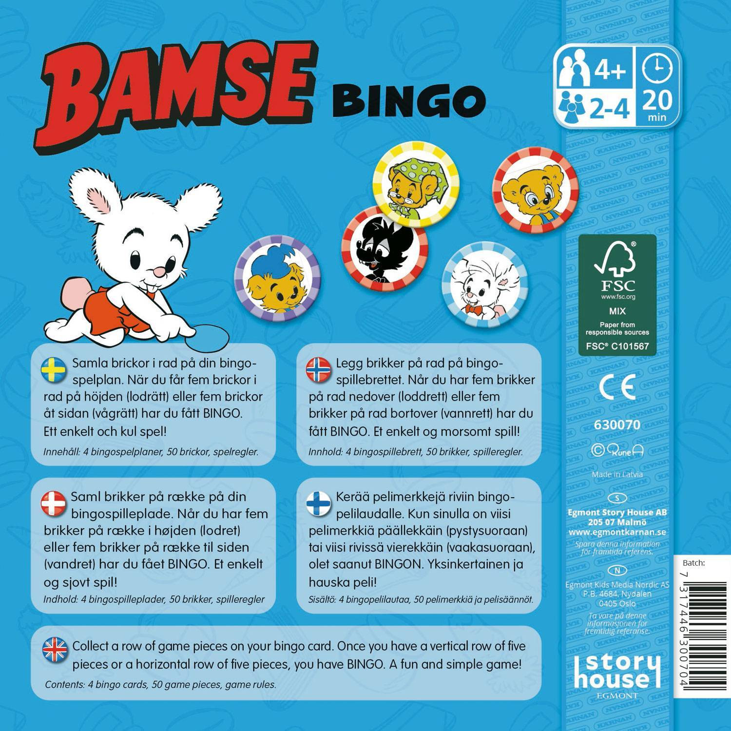 Teddybeer-bingo