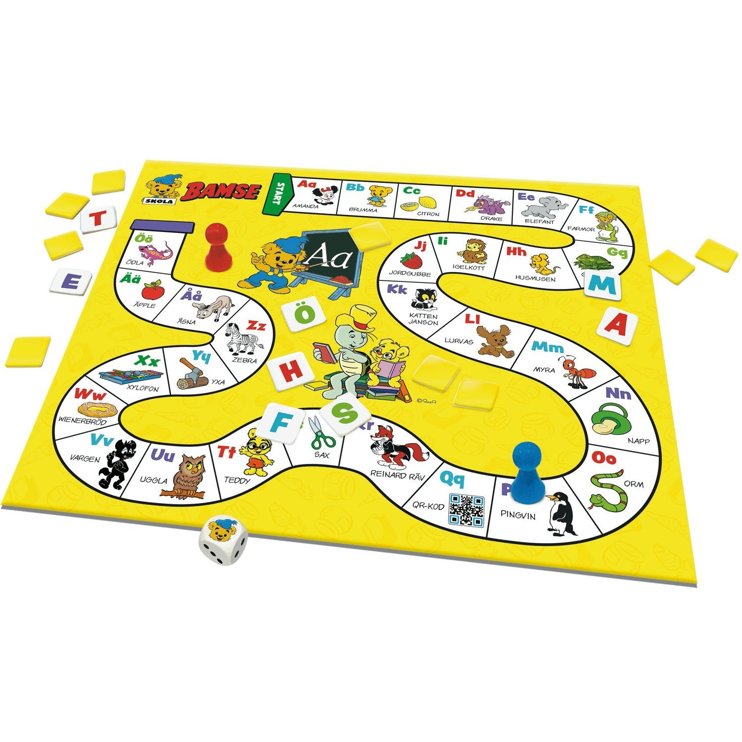 Bamse Lesespiel lernen