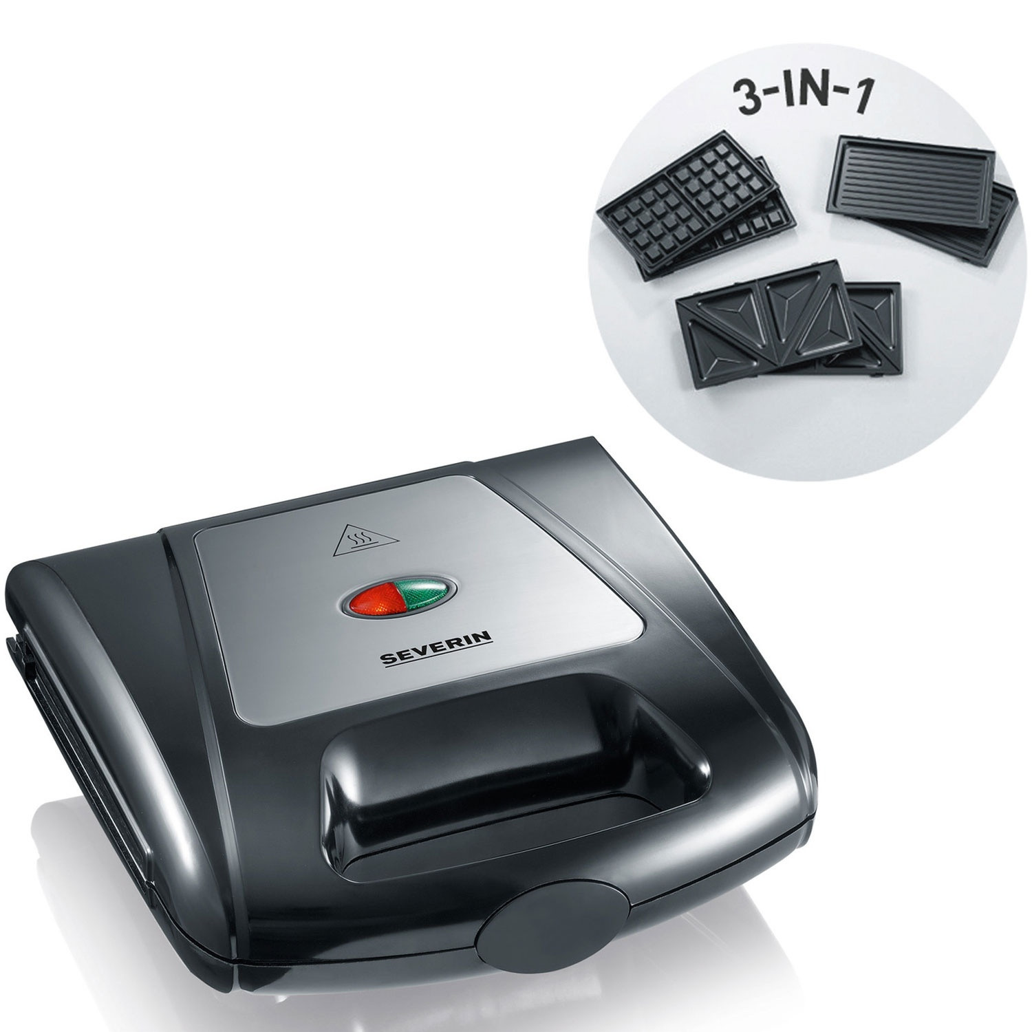 Sandwichgrill Multi 3 austauschbare Platten