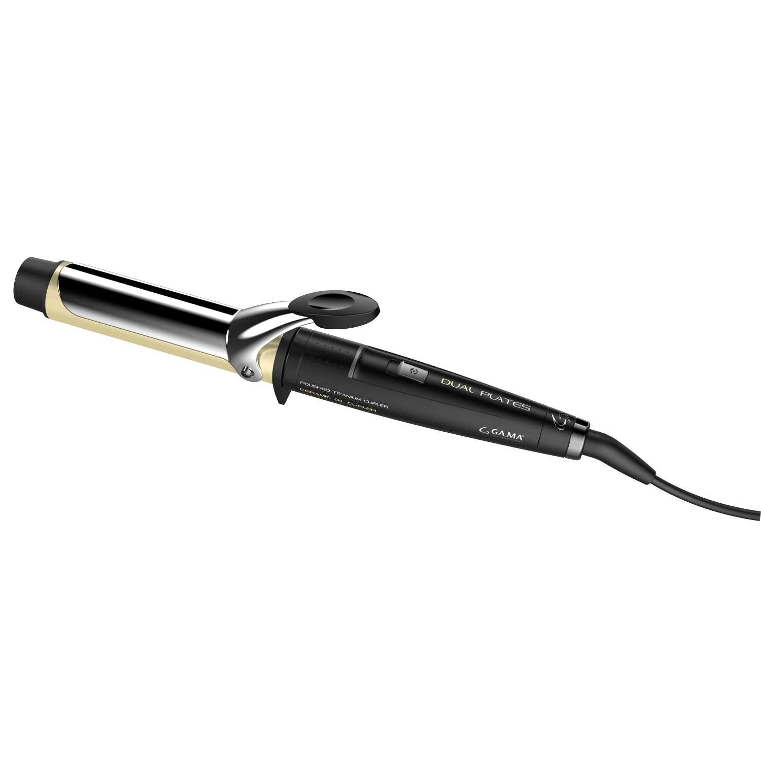 Lockenstab Doppelplatten 33 mm