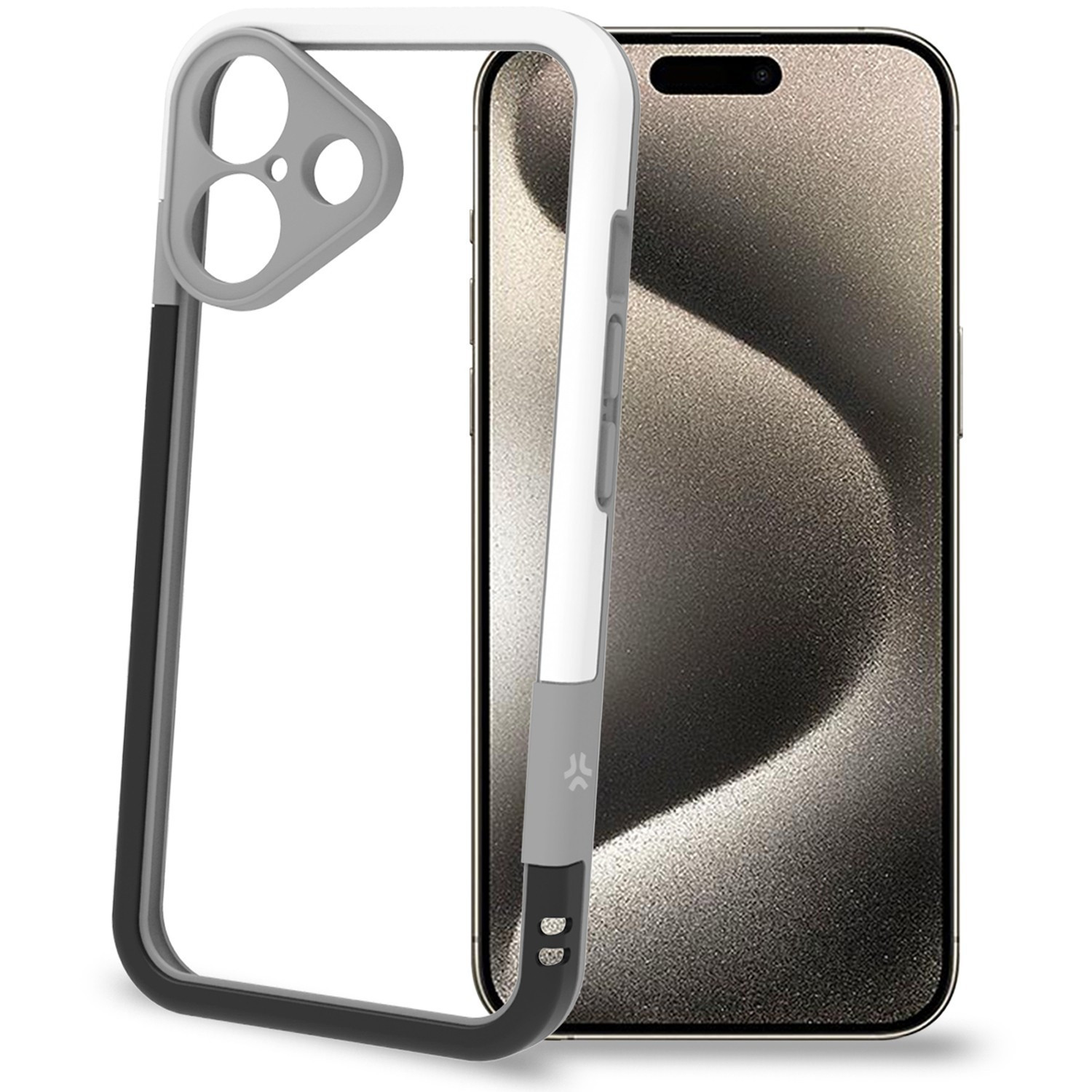 Bumper iPhone 16 Noir/Blanc