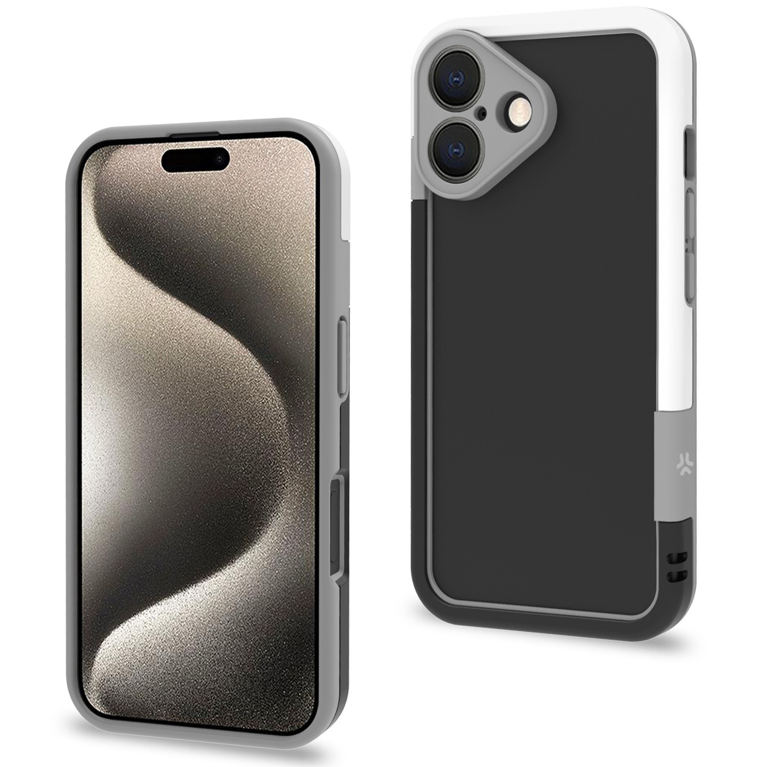 Bumper iPhone 16 Noir/Blanc
