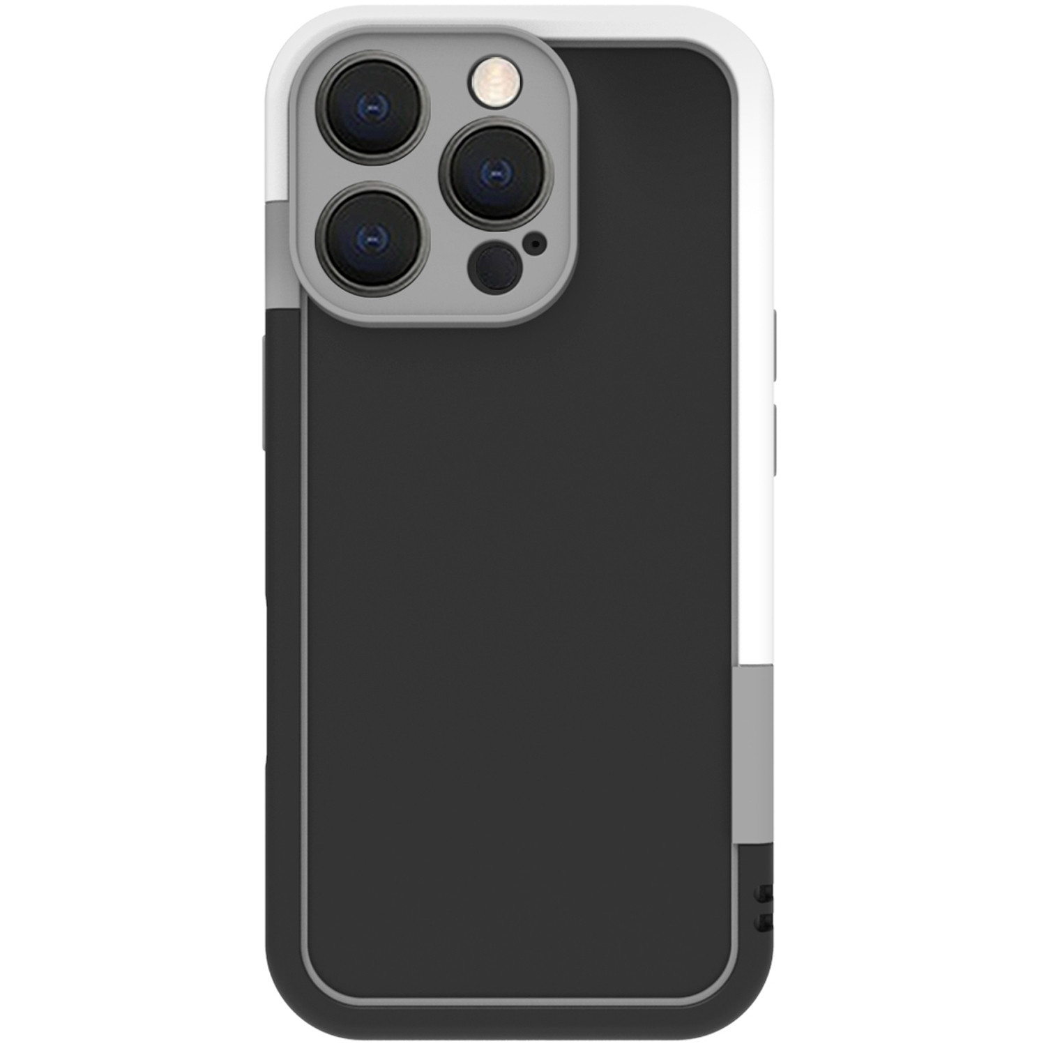 Bumper iPhone 16 Pro Zwart/Wit
