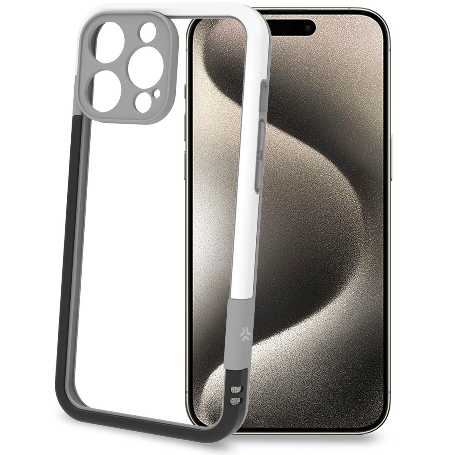 Bumper iPhone 16 Pro Max Noir/Blanc