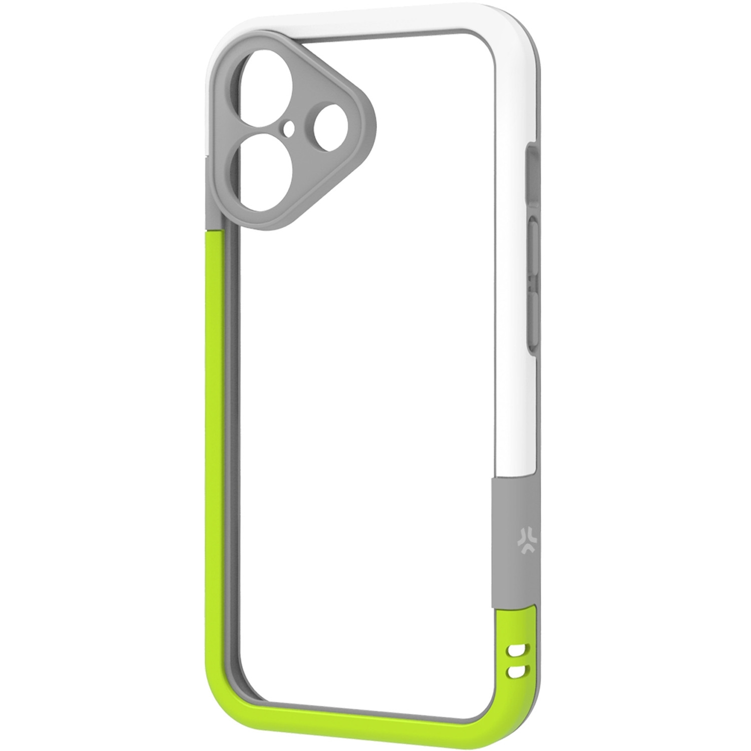 Bumper iPhone 16 Blanc/Vert Citron