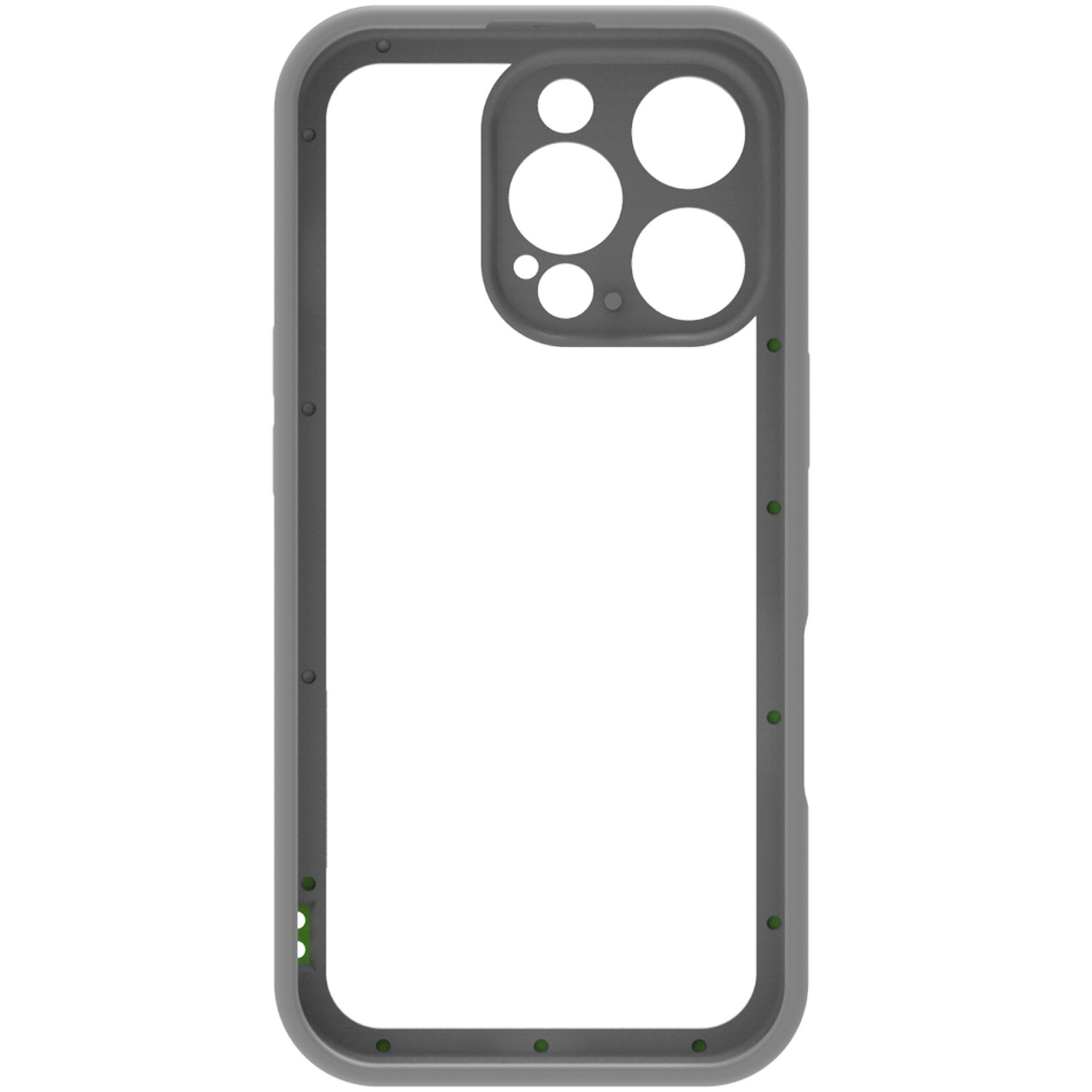 Bumper iPhone 16 Pro Wit/Limegroen