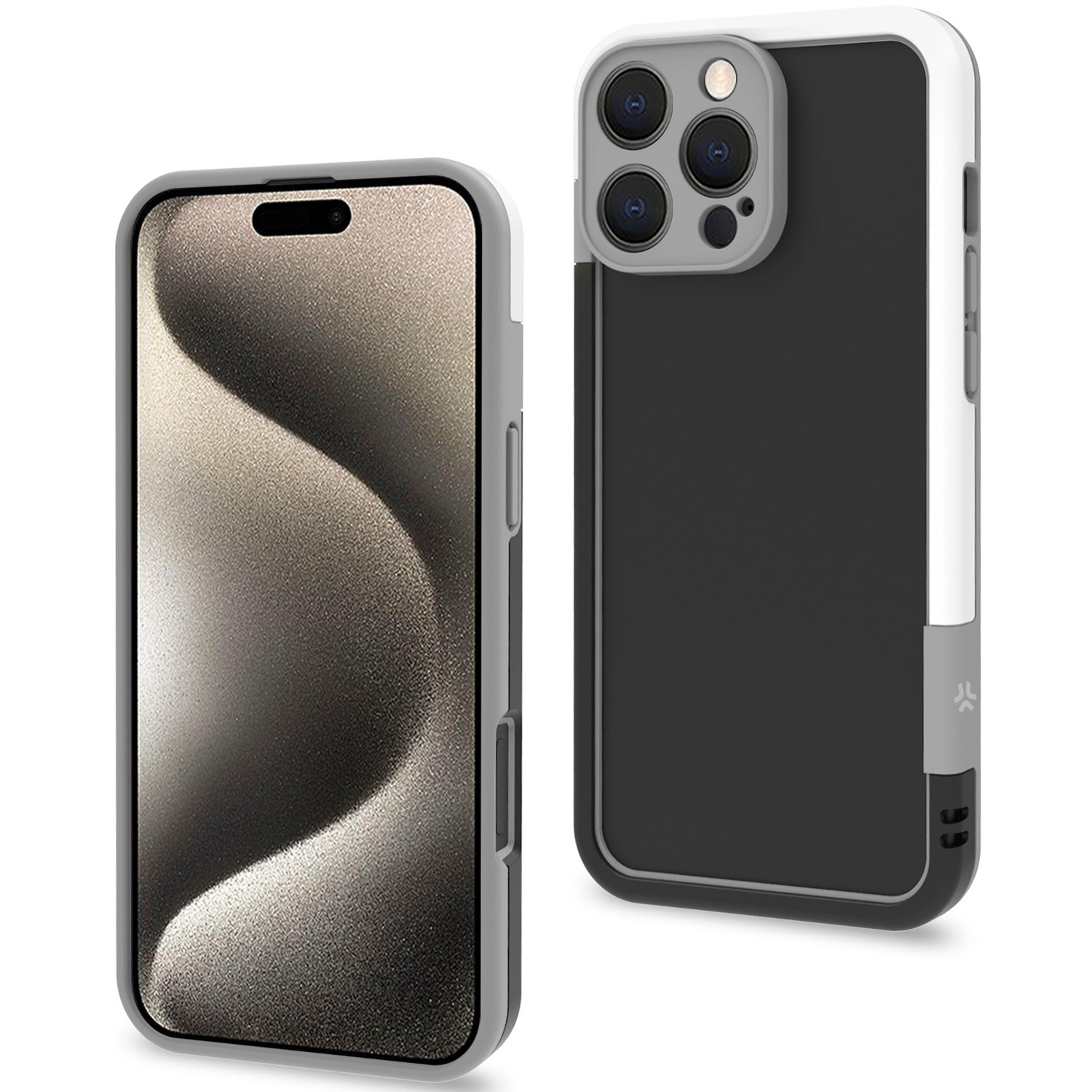 Bumper iPhone 16 Pro Max Noir/Blanc