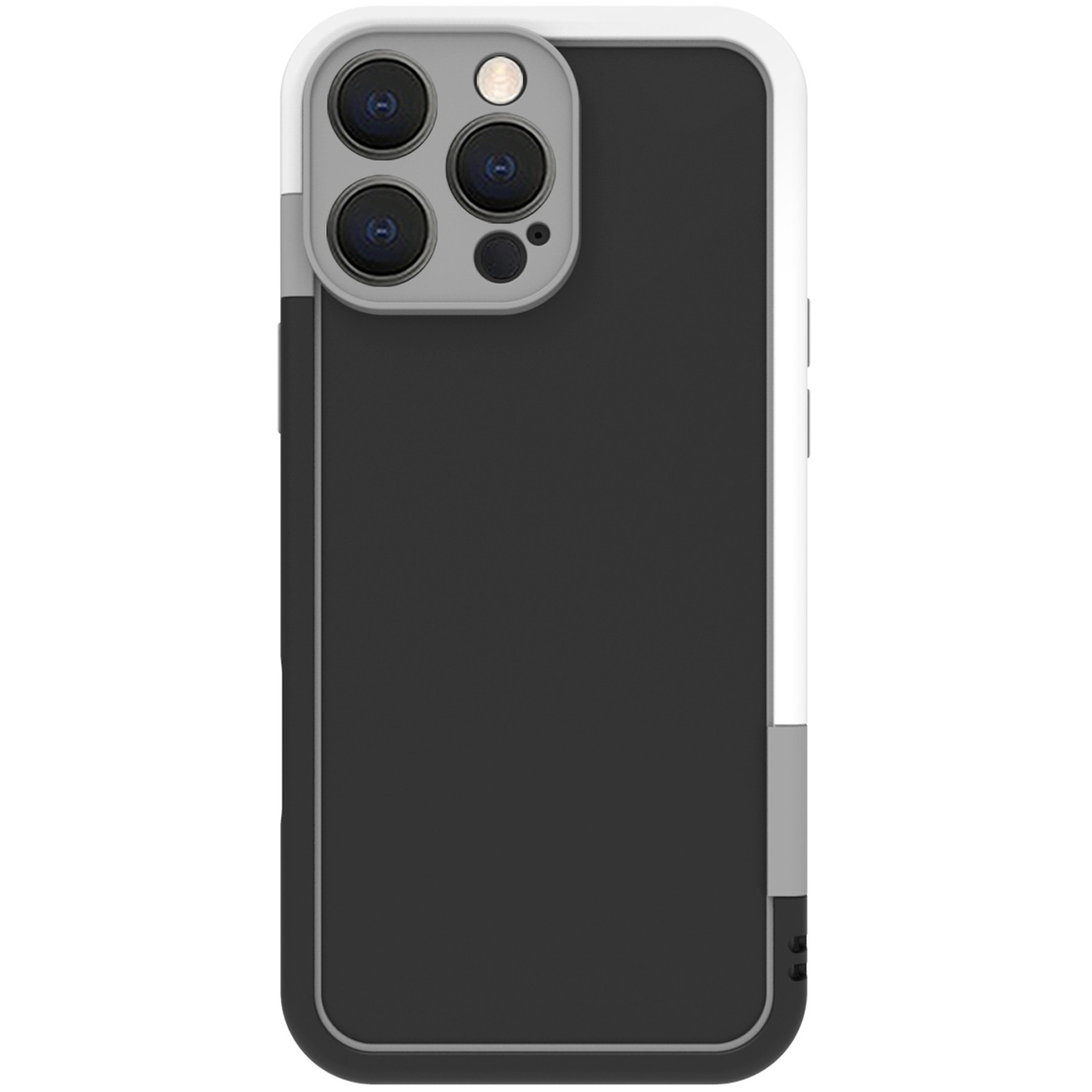 Bumper iPhone 16 Pro Max Zwart/Wit