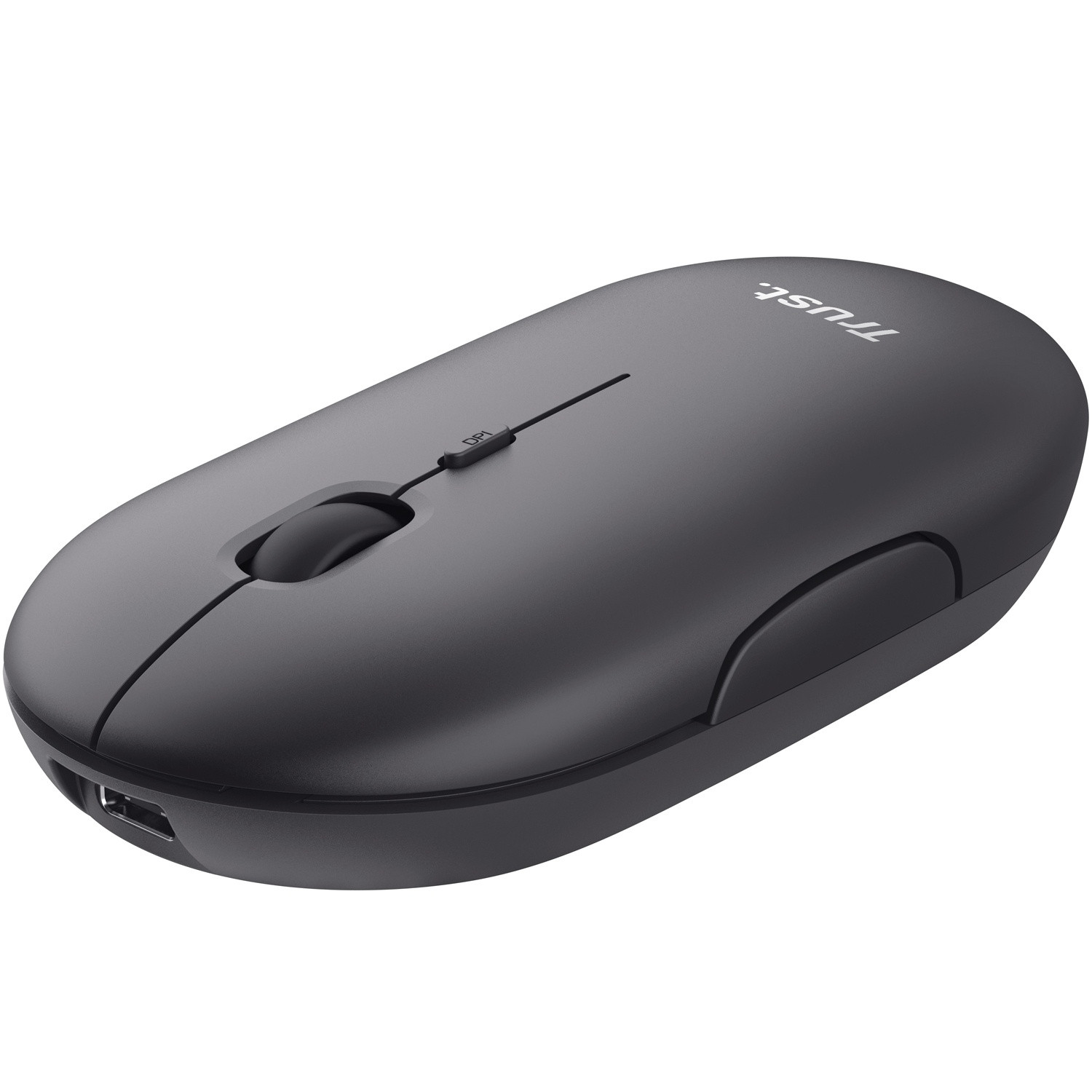 Puck Wireless mouse rechargeable Black