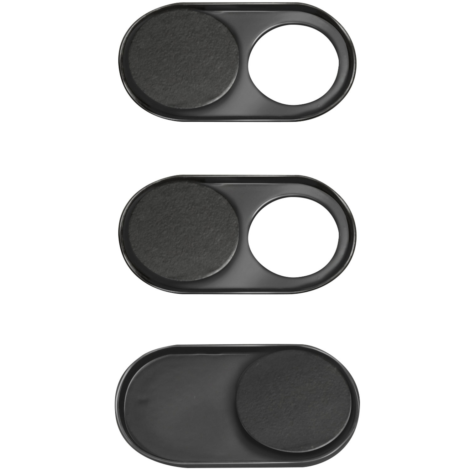 Protection pour webcam 3-pack noir