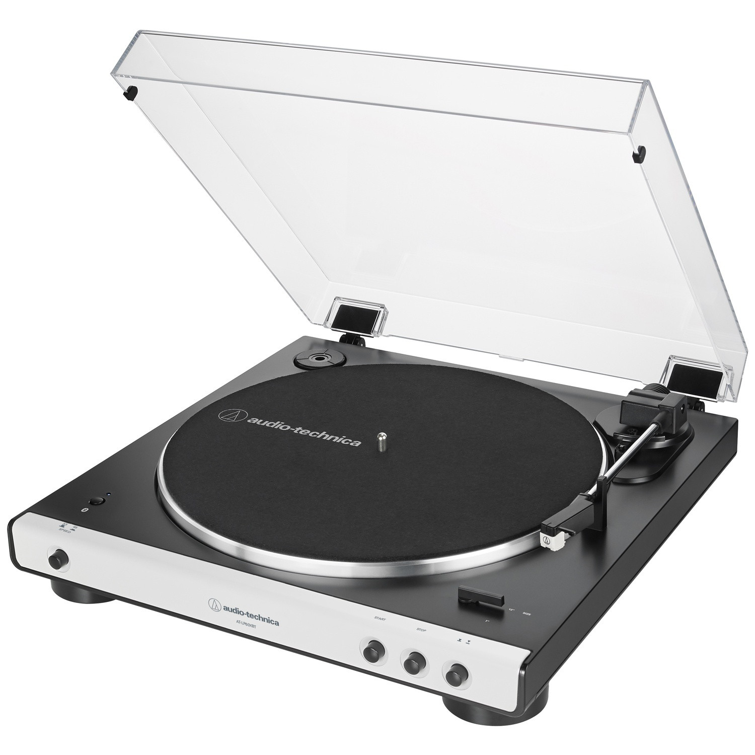 Tocadiscos con Bluetooth Negro/Plata