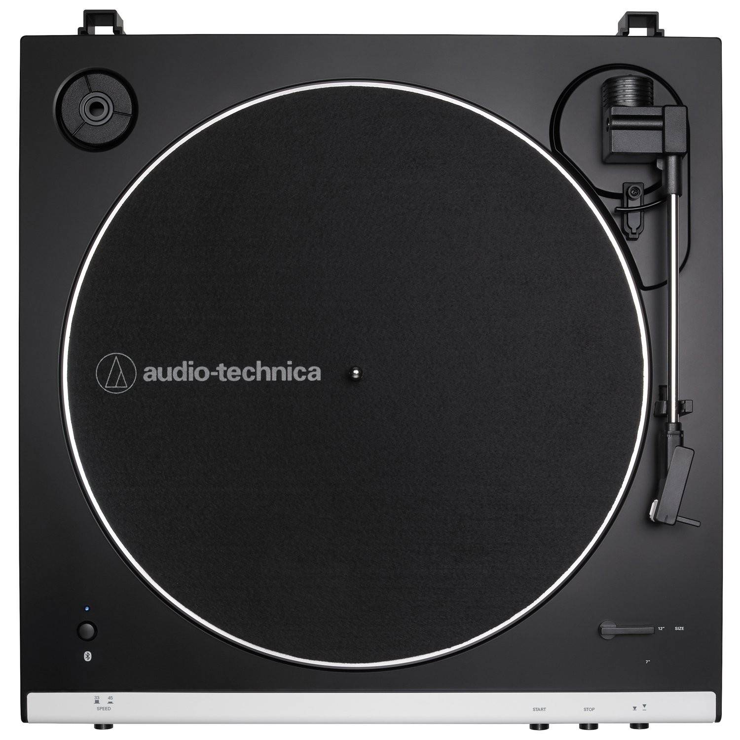 Giradischi con Bluetooth Nero/argento
