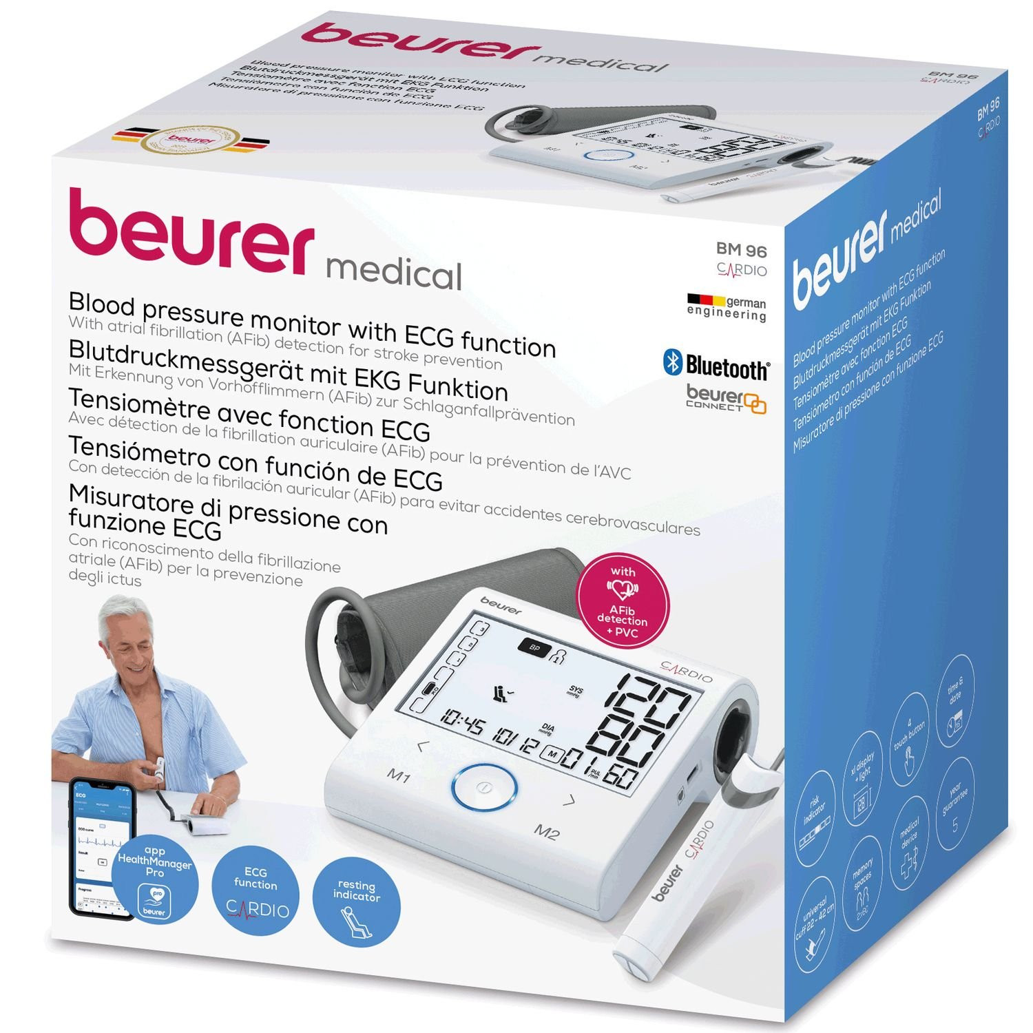 Sfigmomanometro - ECG Bluetooth® BM 96