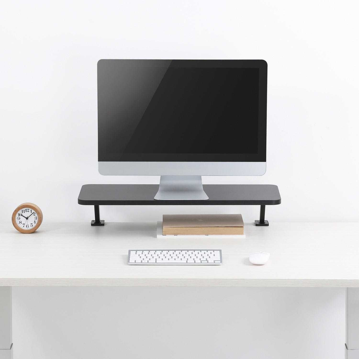Monitor shelf 650x260mm Black
