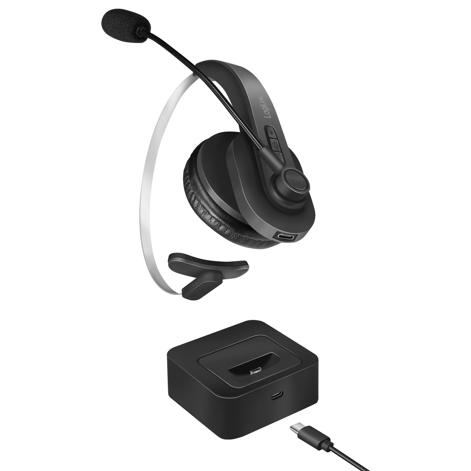 Bluetooth-Headset Mono inkl. Ladeständer
