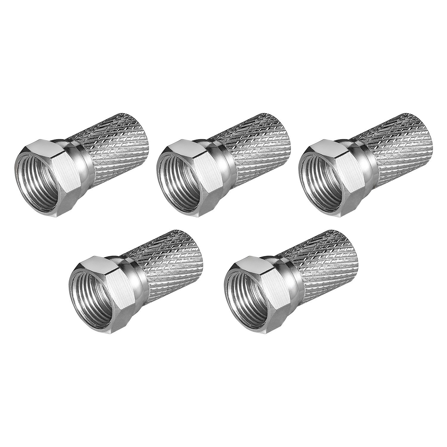 F-Stecker 7,0 / 4,8 m 5er-Pack