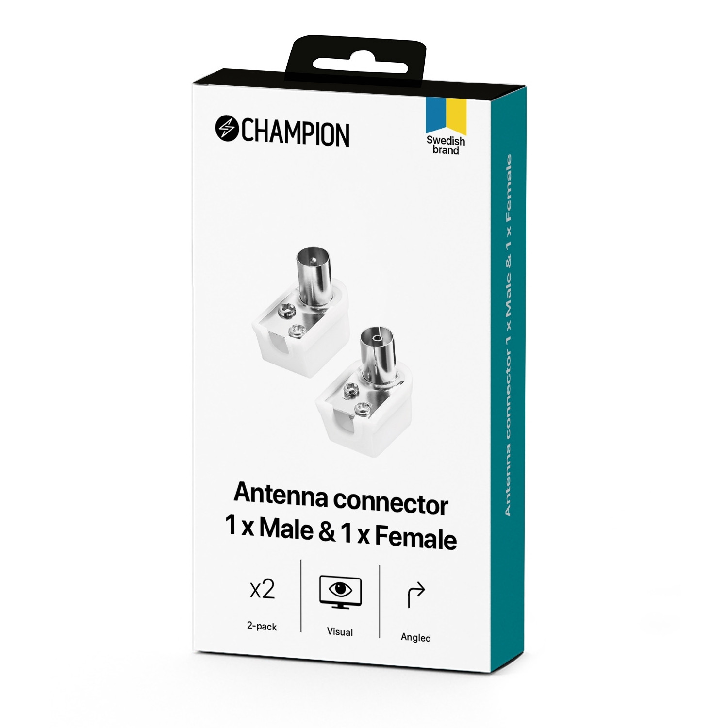 Conector de antena V Macho/Hembra