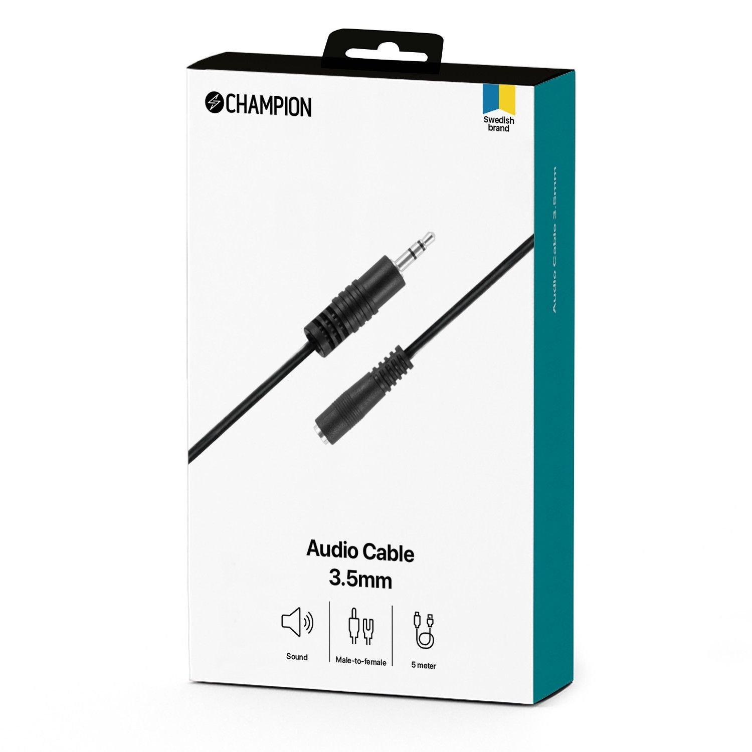 3,5 mm - 3,5 mm Samec-Samica 5,0 m