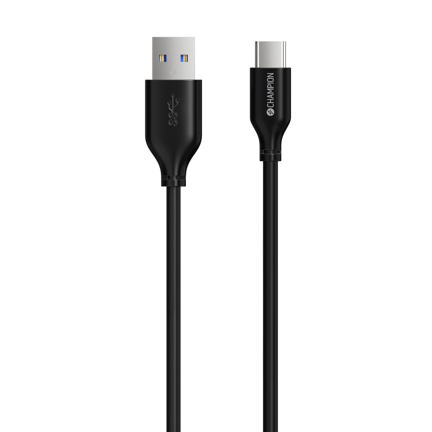 Câble USB-A vers USB-C 1m Noir