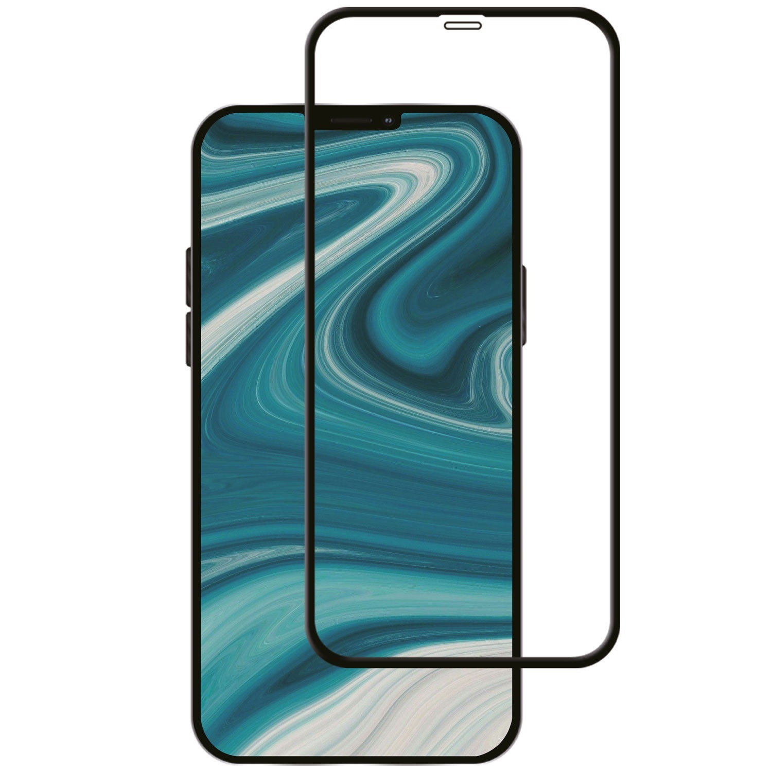 Protector de pantalla iPhone 12/iPhone 12 Pro Negro