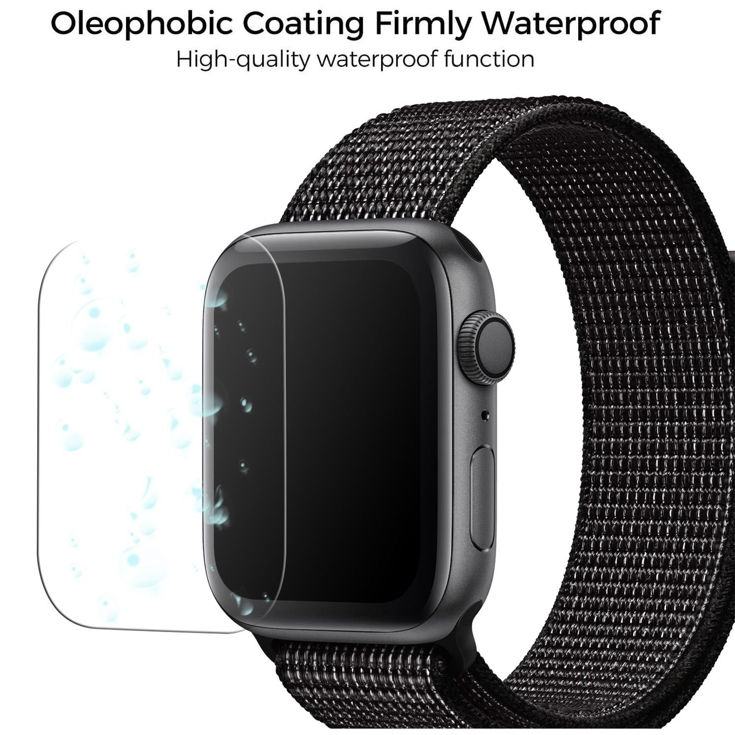 Screenprotector Apple watch 3-pack 44mm