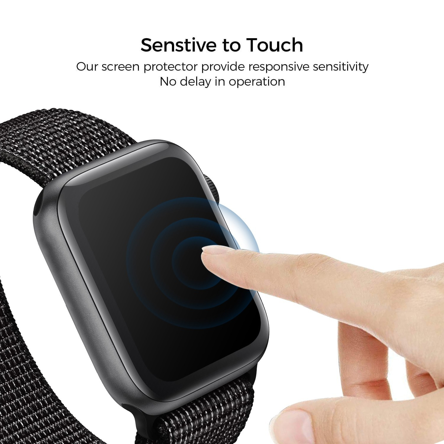 Screenprotector Apple watch 3-pack 44mm
