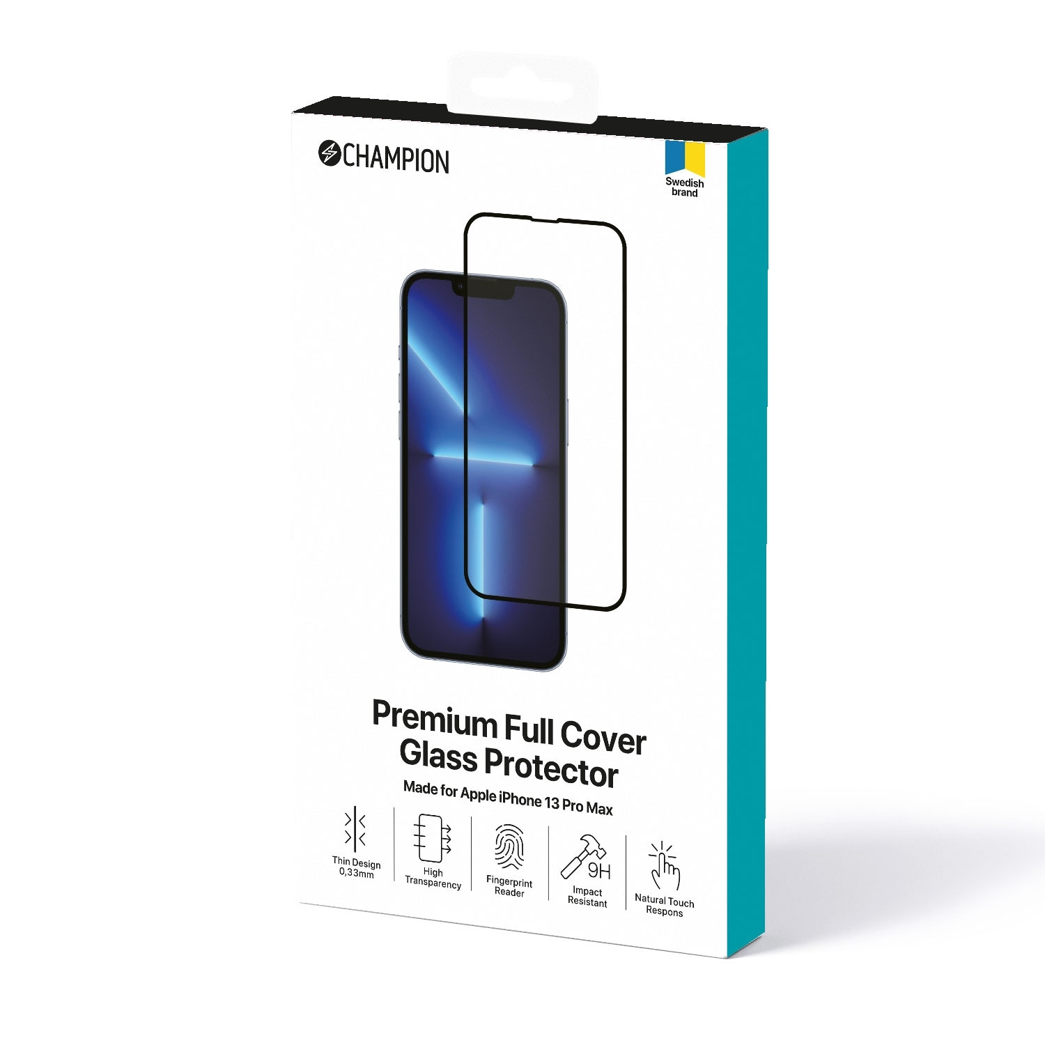 Screenprotector iPhone 13 Pro Max Zwart