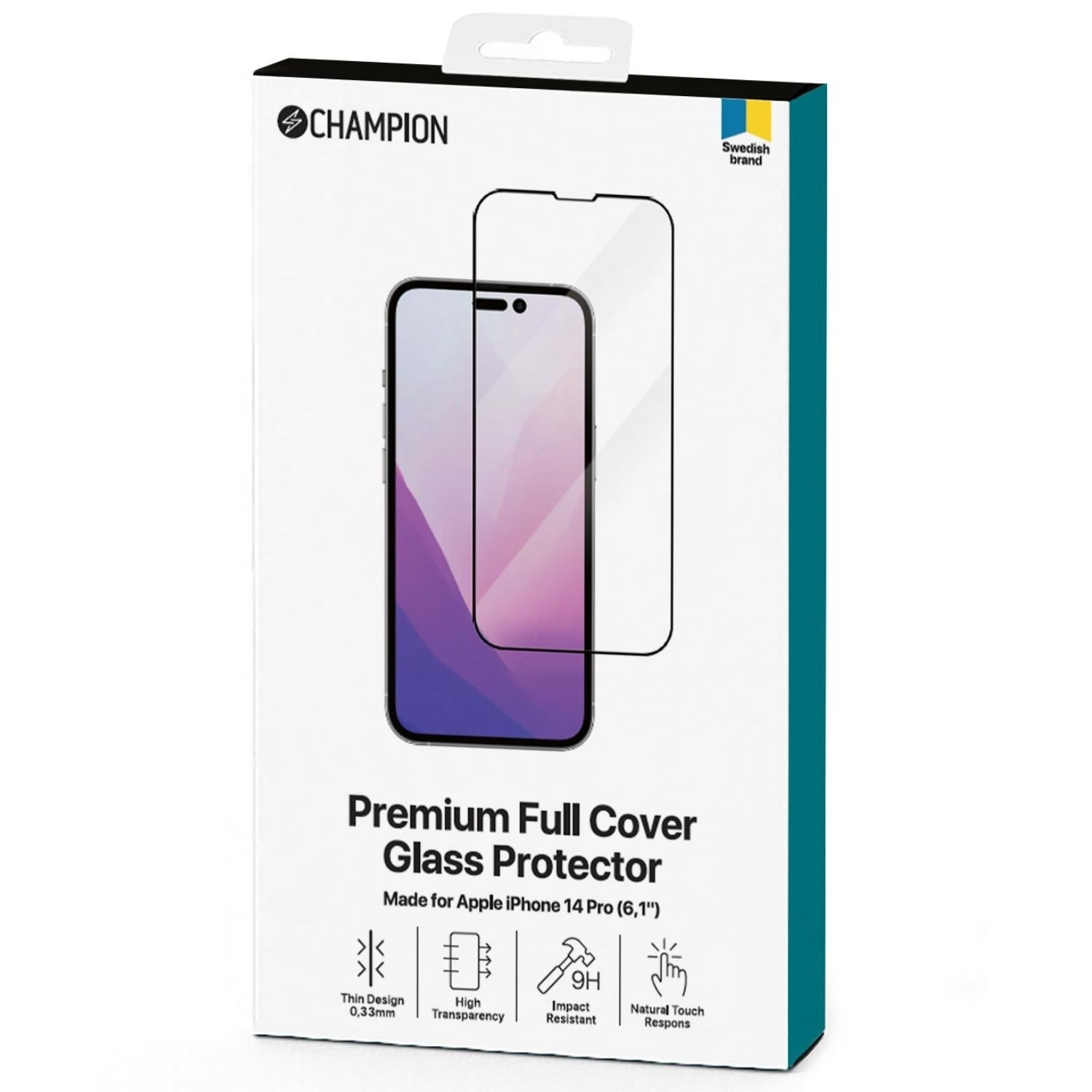 Protector de pantalla iPhone 14 Pro Negro