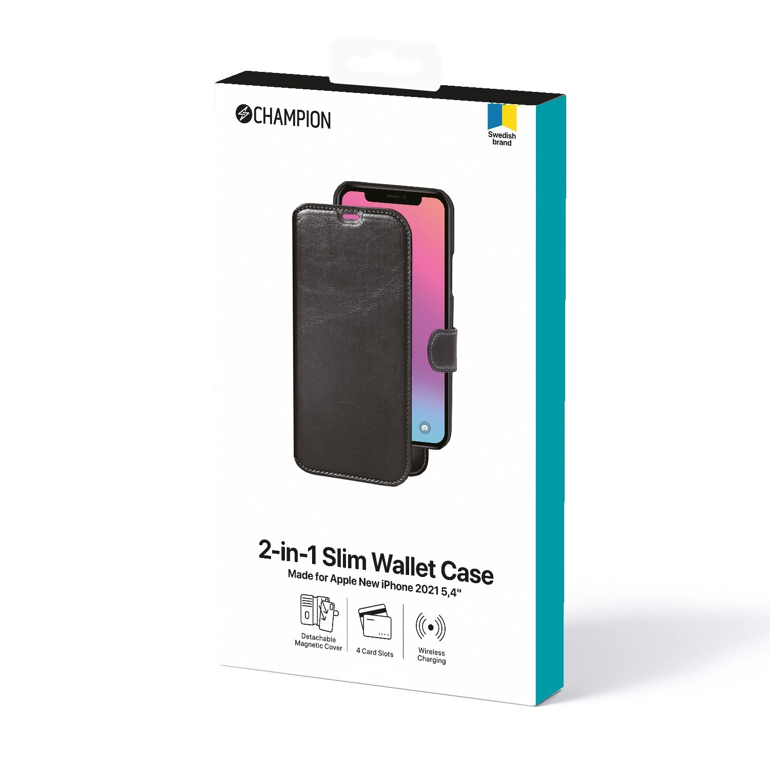 2-in-1 Slanke portemonnee iPhone 13 mini