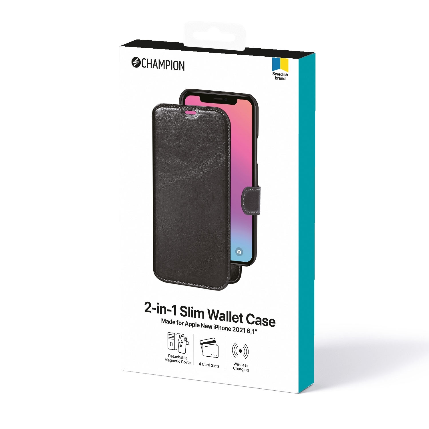 2-in-1 slanke portemonnee iPhone 13