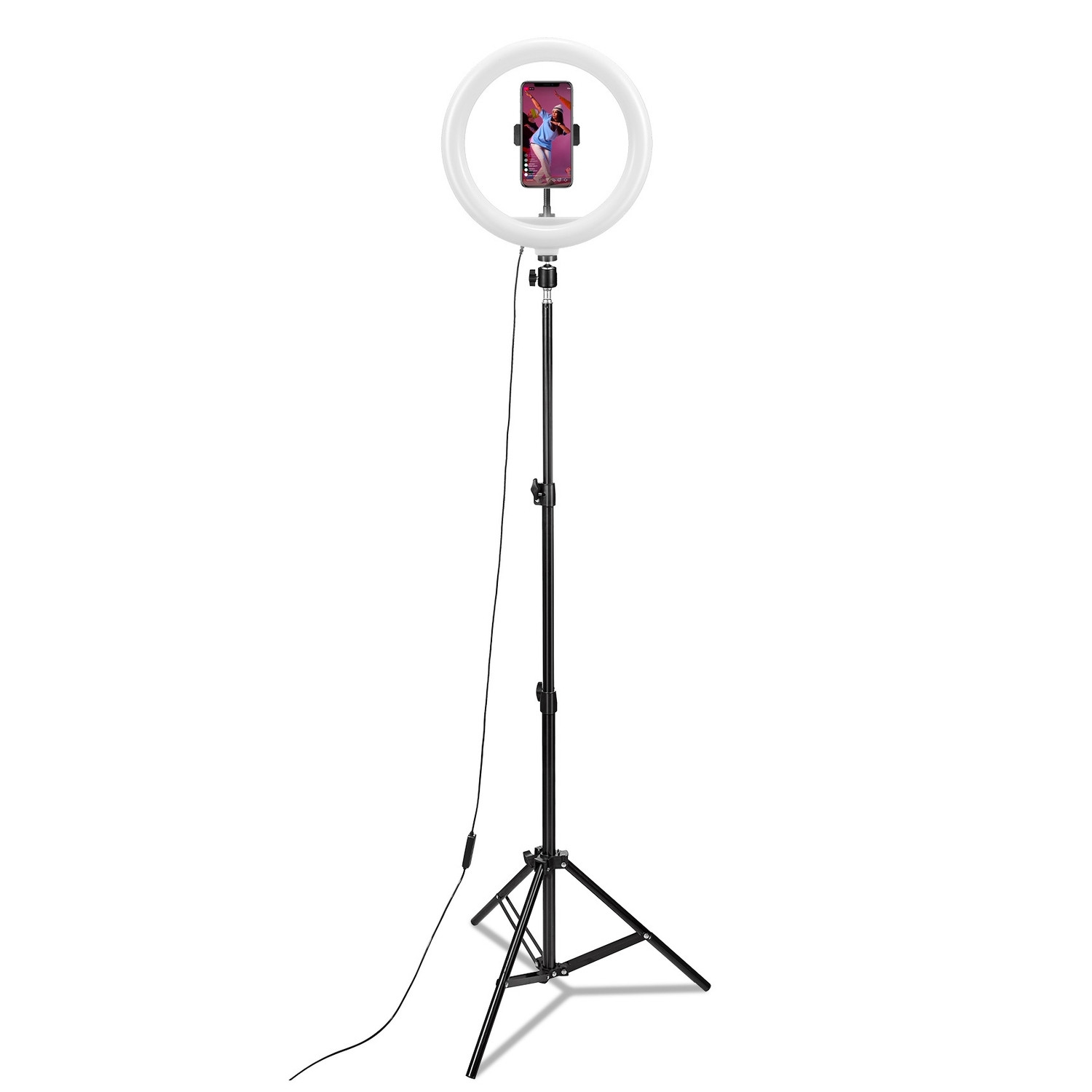 CLICKRINGUSB 12" Ringlicht mit 1,6 m Stativ